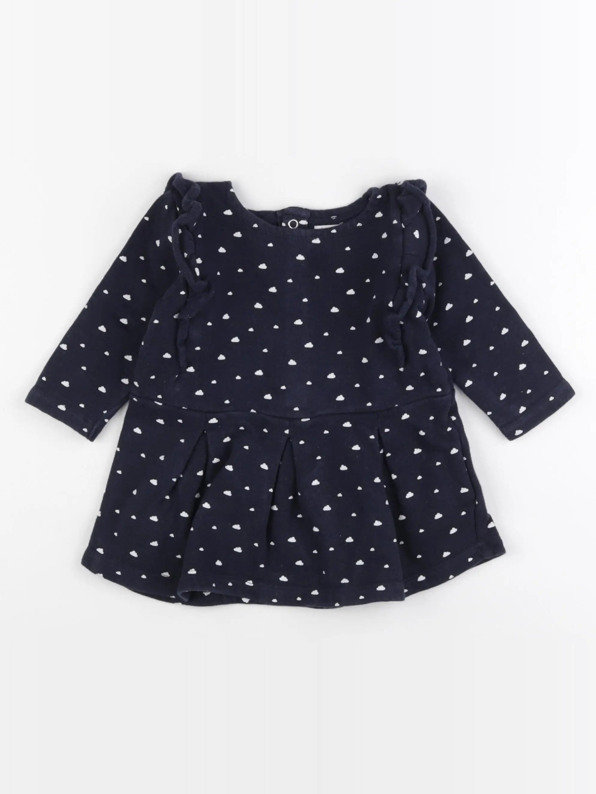 Boutchou - robe bleu - 12 mois