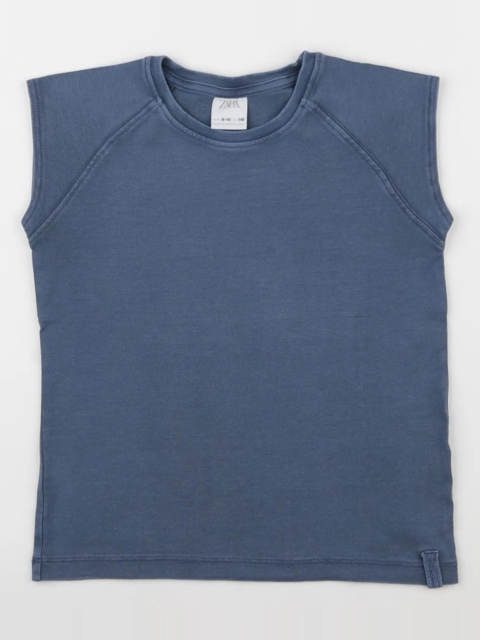 Zara - tee-shirt bleu - 9/10 ans