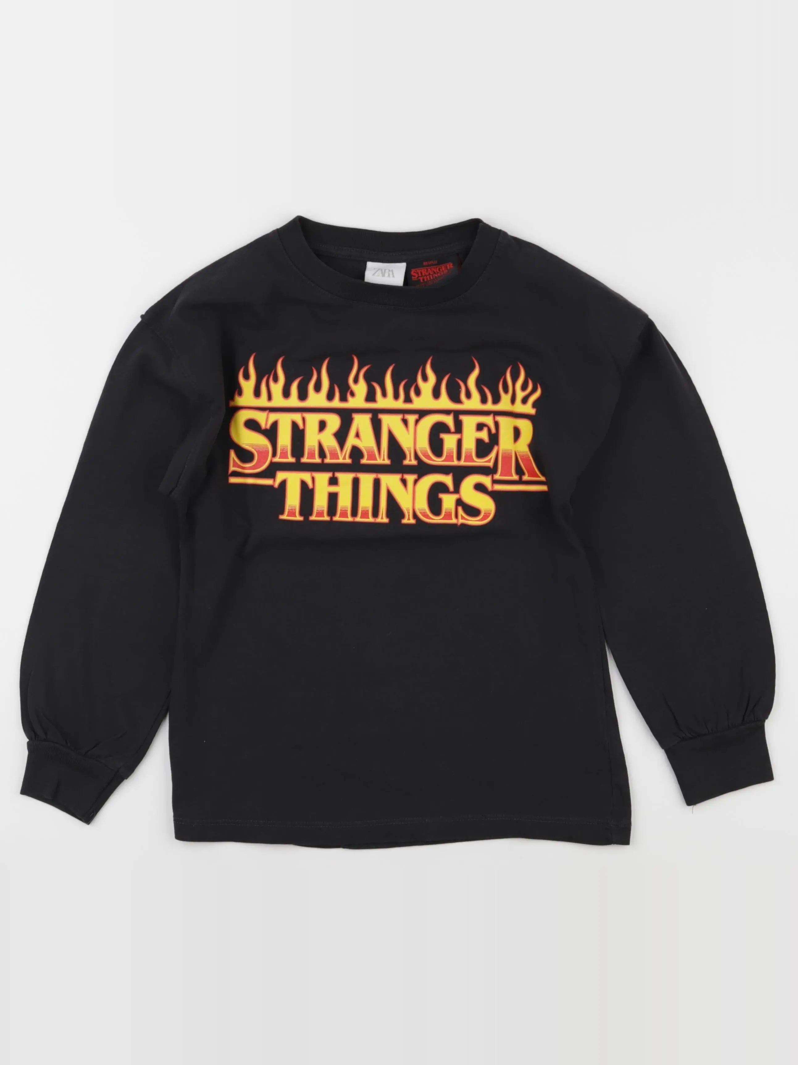 Zara - tee-shirt imprimé au dos noir - 9 ans