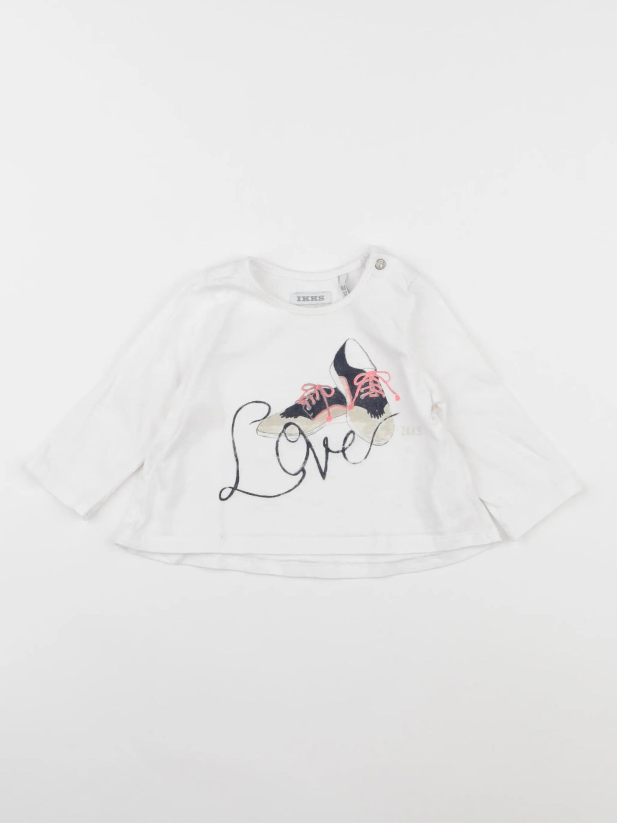IKKS - tee-shirt blanc - 6 mois