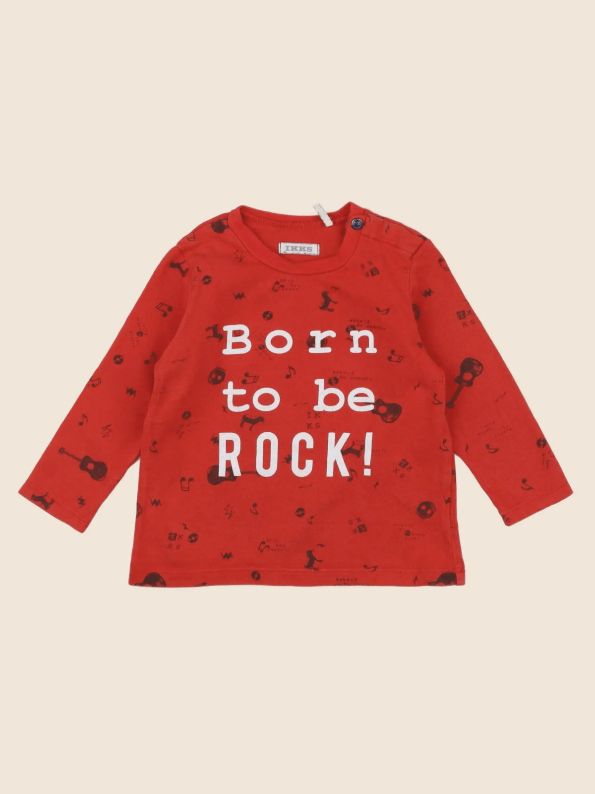 IKKS - tee-shirt rouge - 12 mois