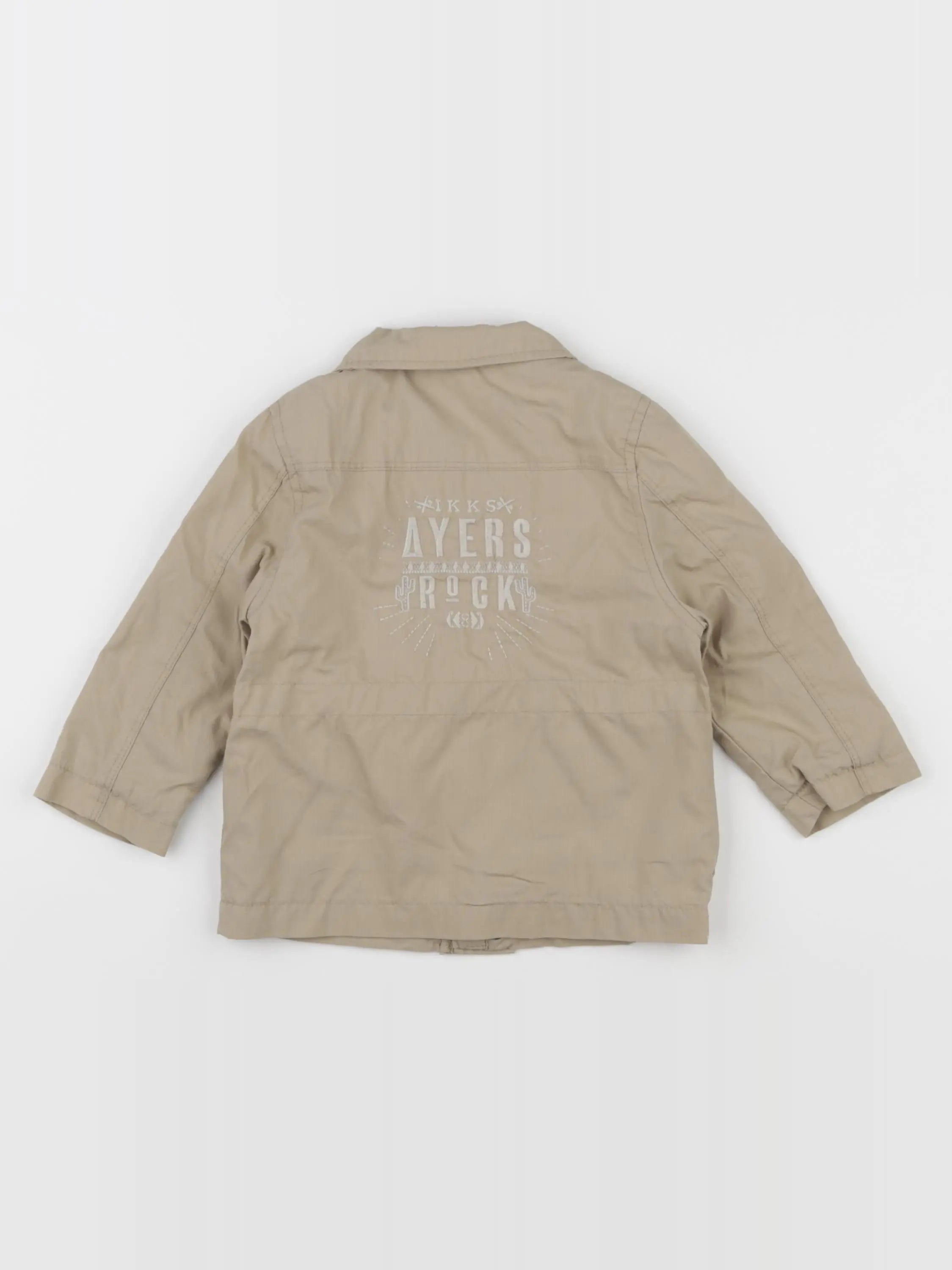 IKKS - veste imprimé au dos beige - 12 mois