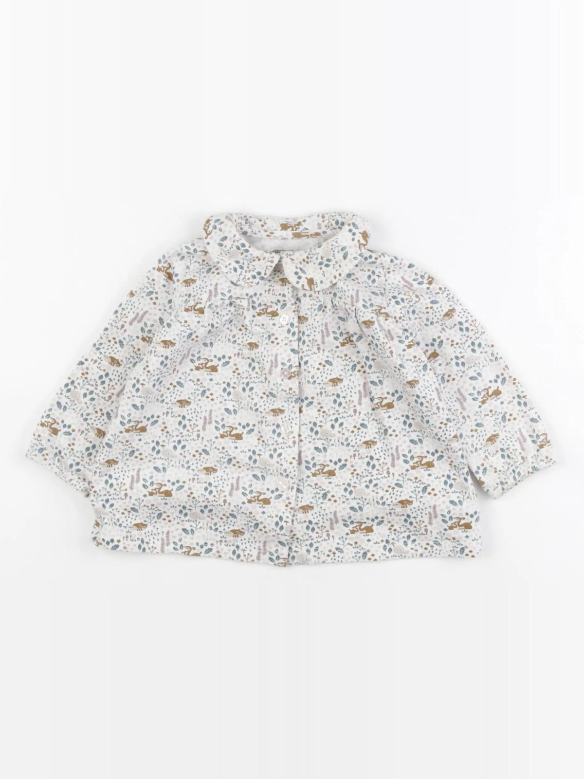 Vertbaudet - tee-shirt multicolore - 6 mois
