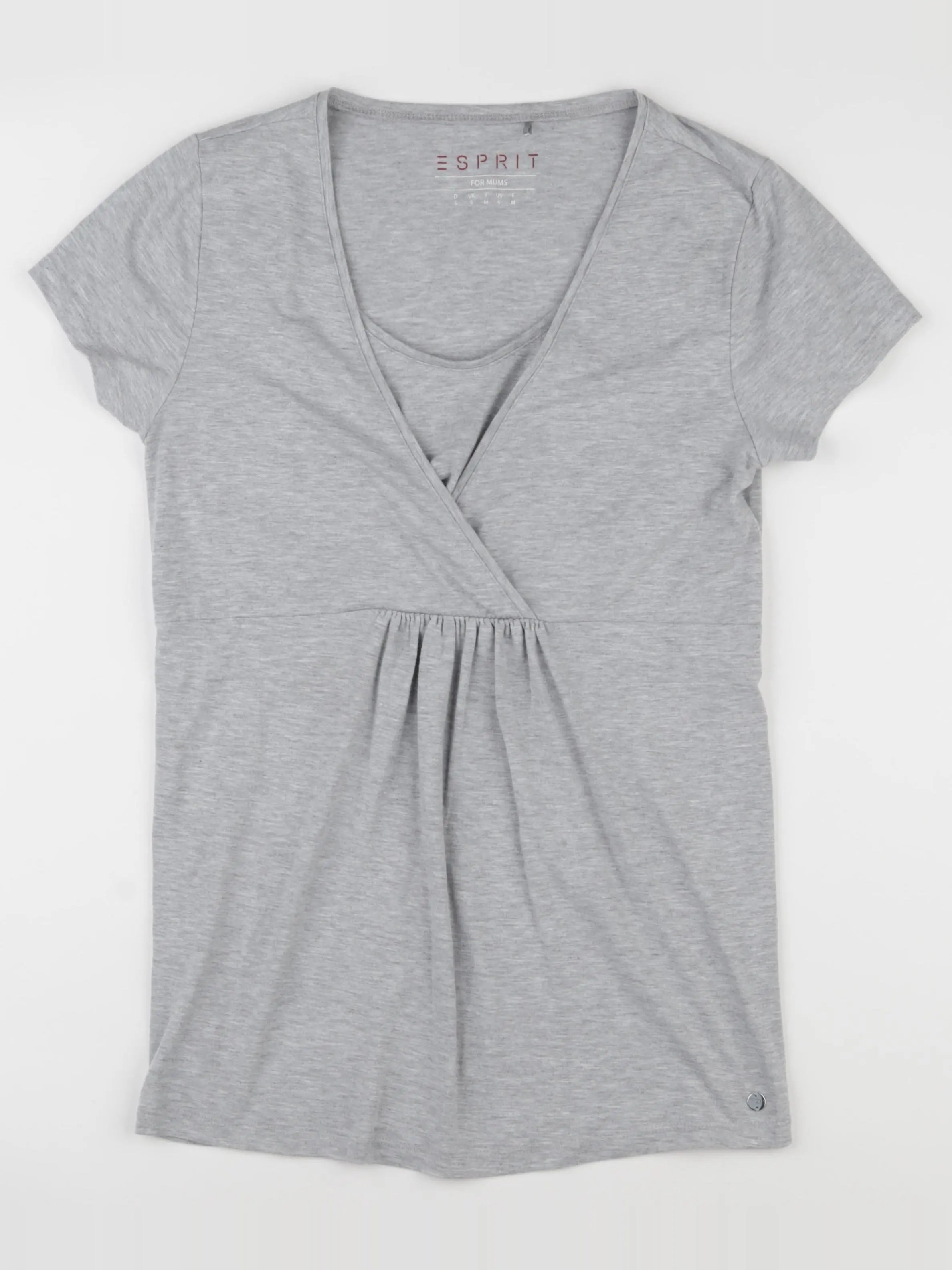 Esprit - tee-shirt grossesse, allaitement gris - m