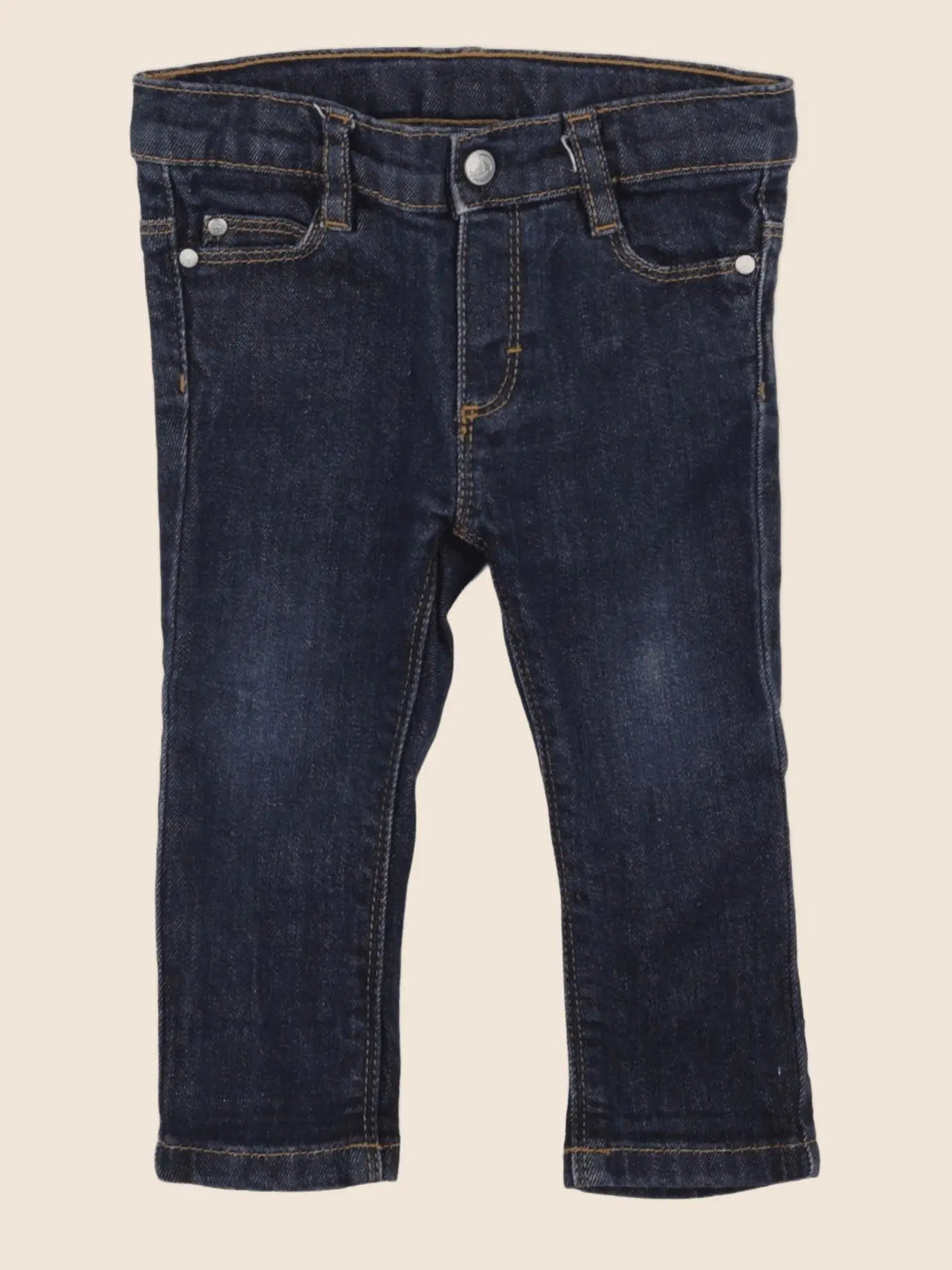 Petit Bateau - jean bleu - 12 mois