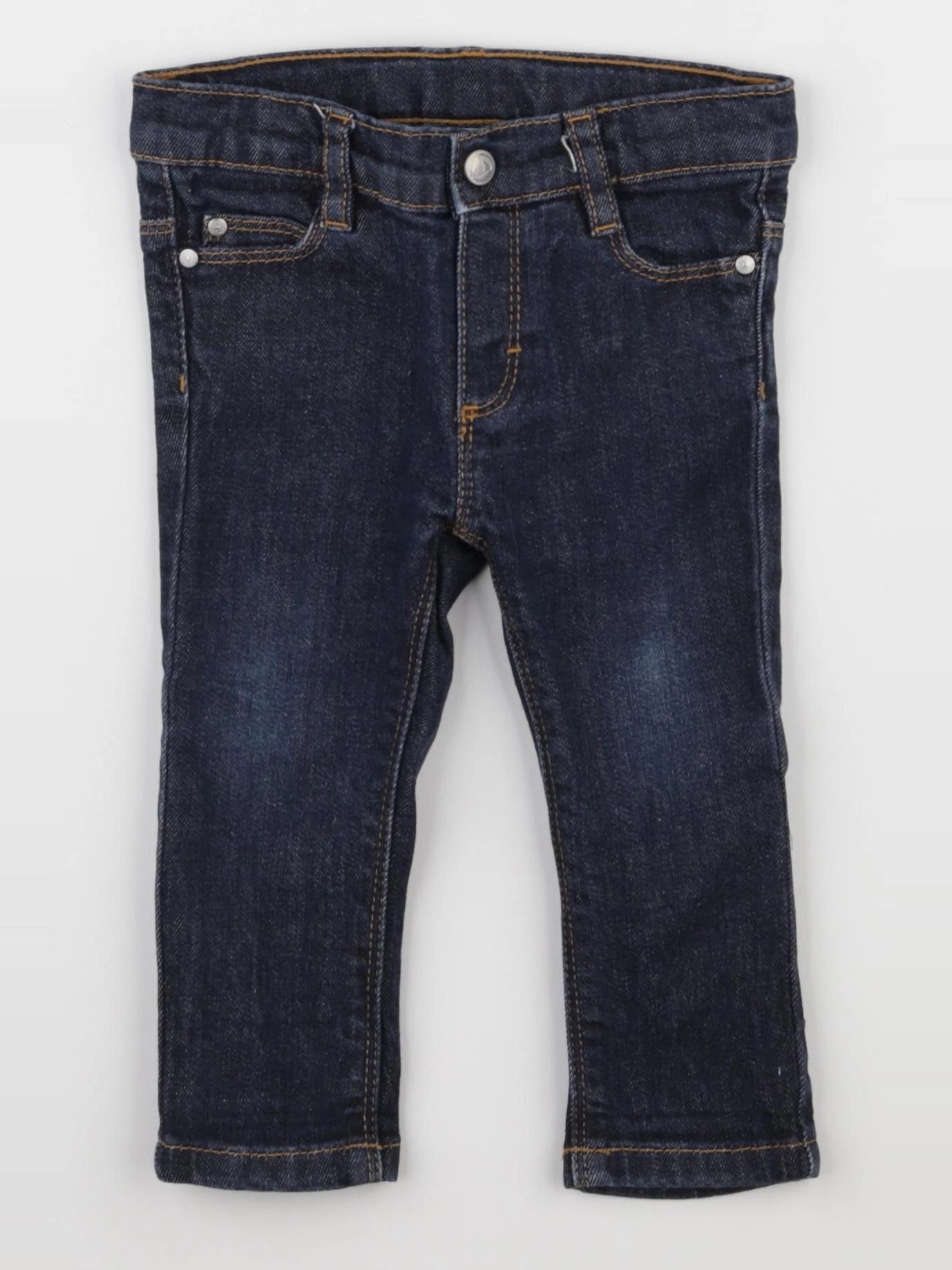 Petit Bateau - jean bleu - 12 mois