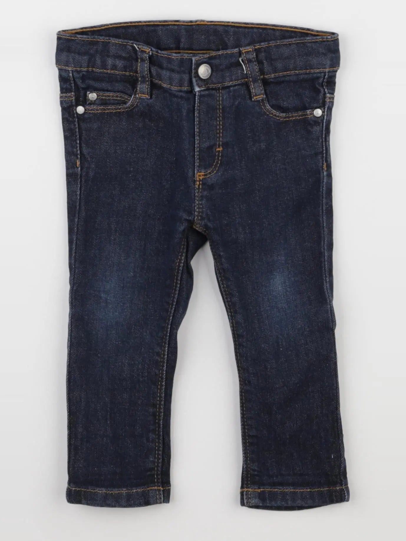 Petit Bateau - jean bleu - 12 mois