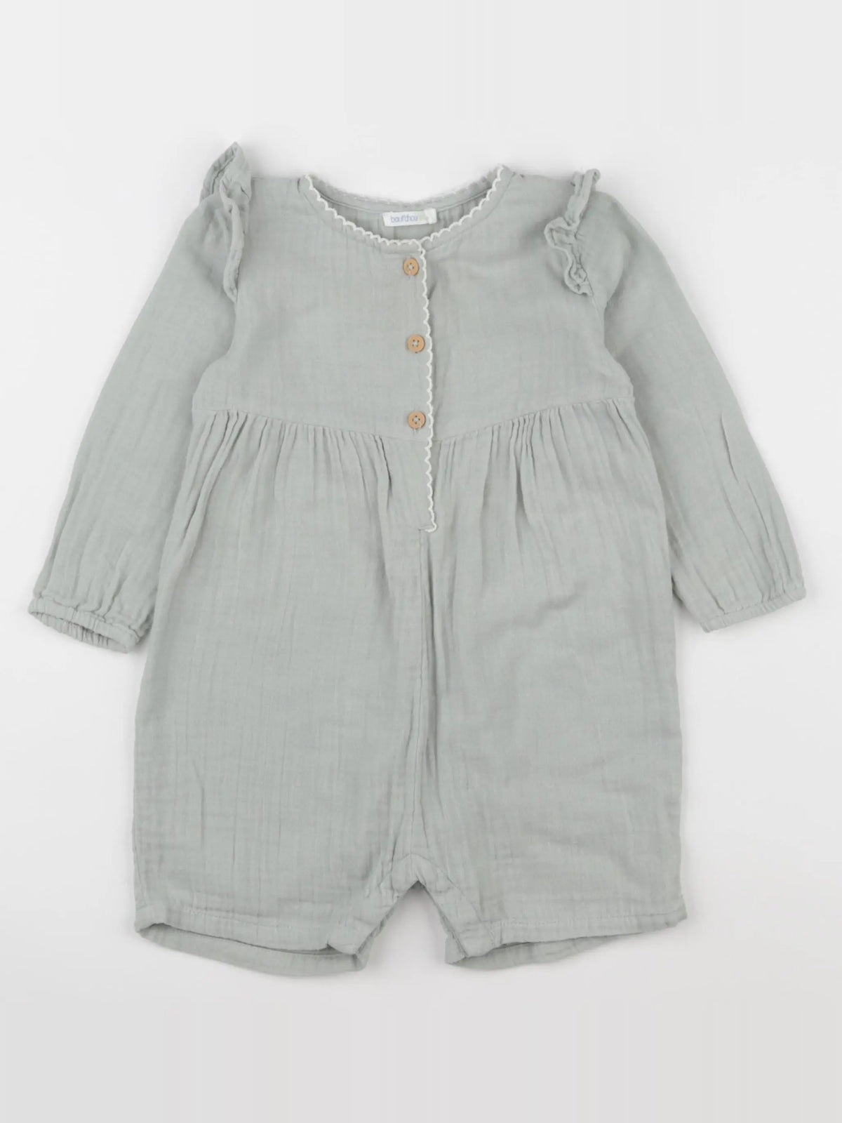 Boutchou - combinaison vert - 18 mois