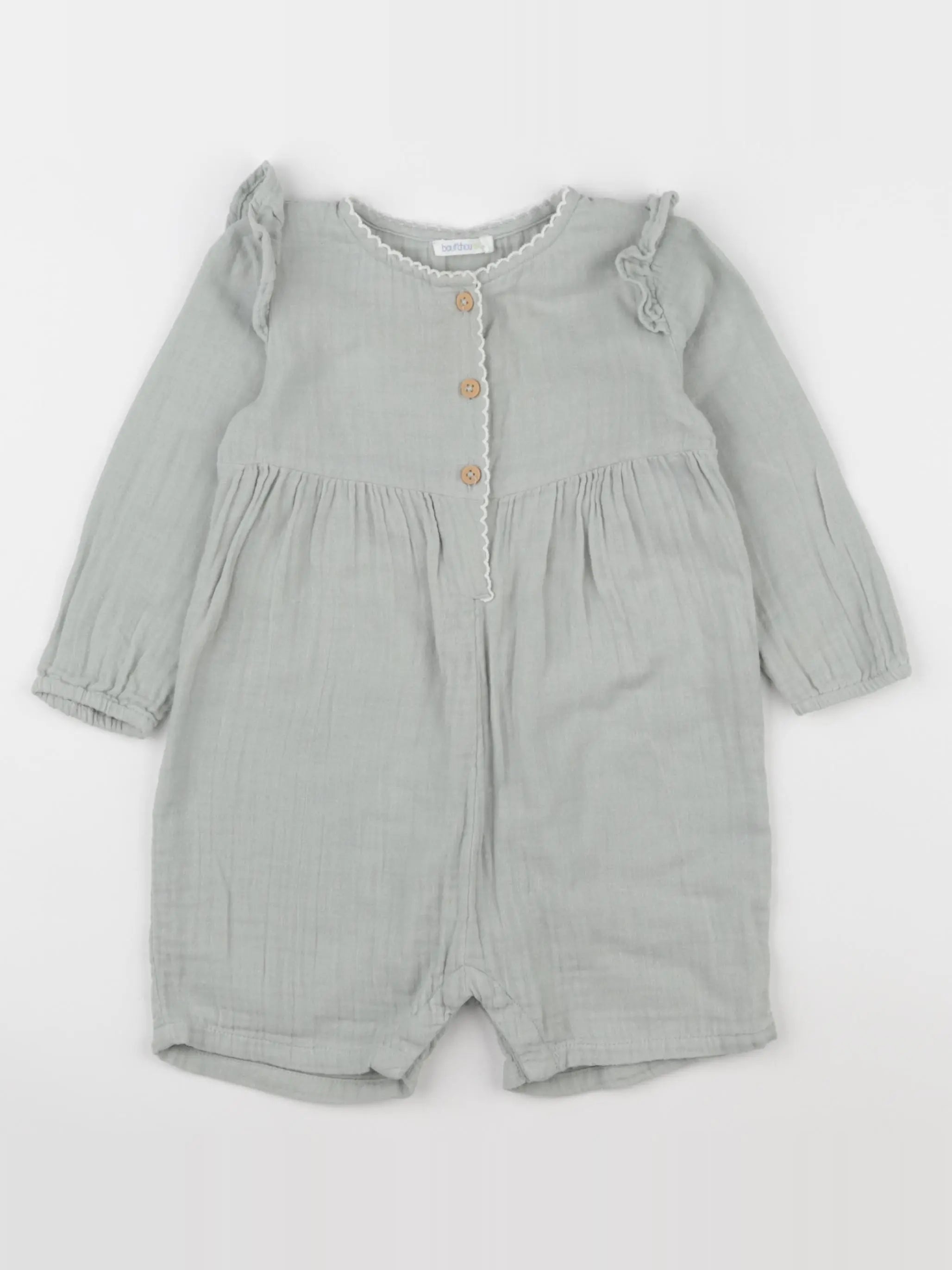 Boutchou - combinaison vert - 18 mois