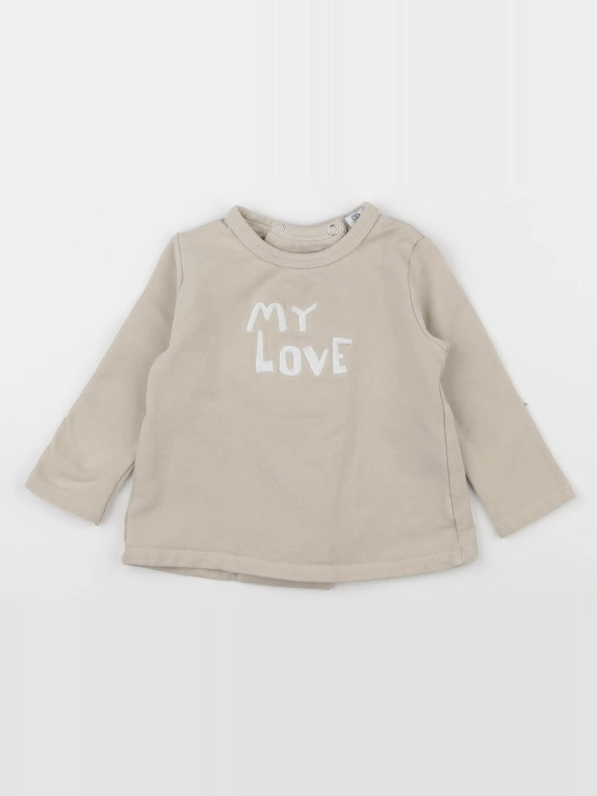 La Redoute - sweat beige - 12 mois