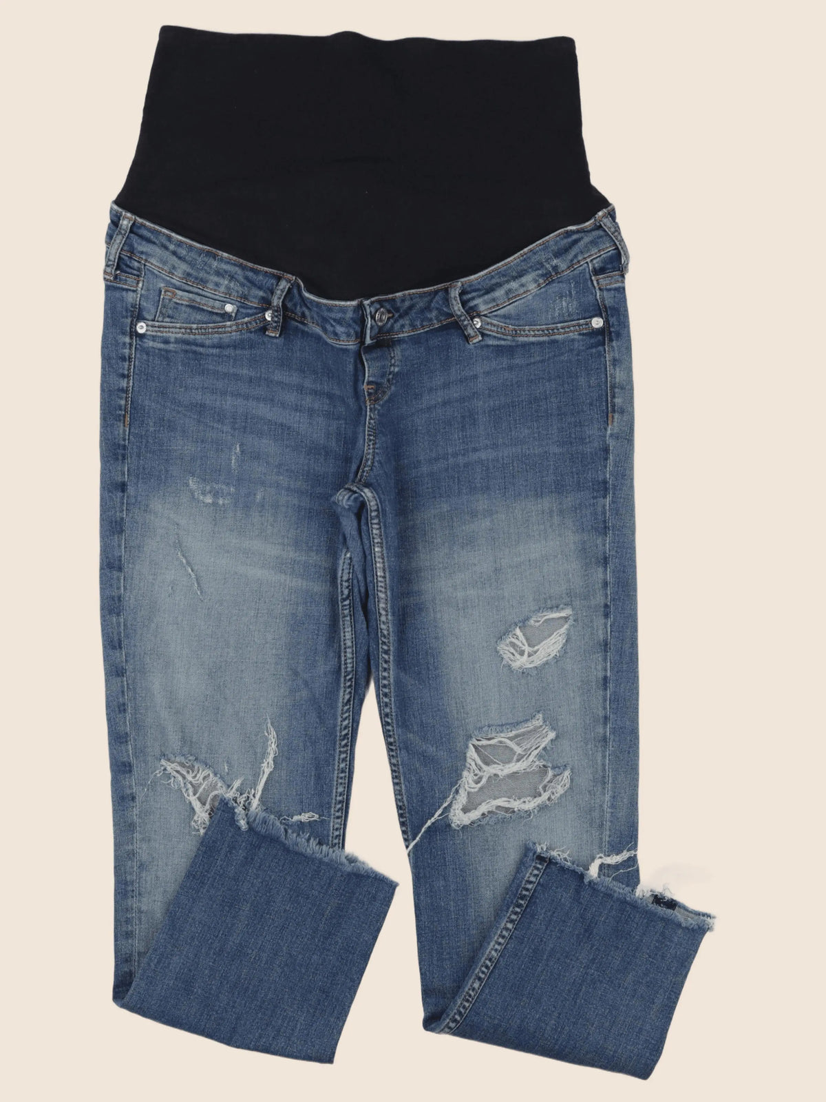 H&M - jean grossesse bleu - 42