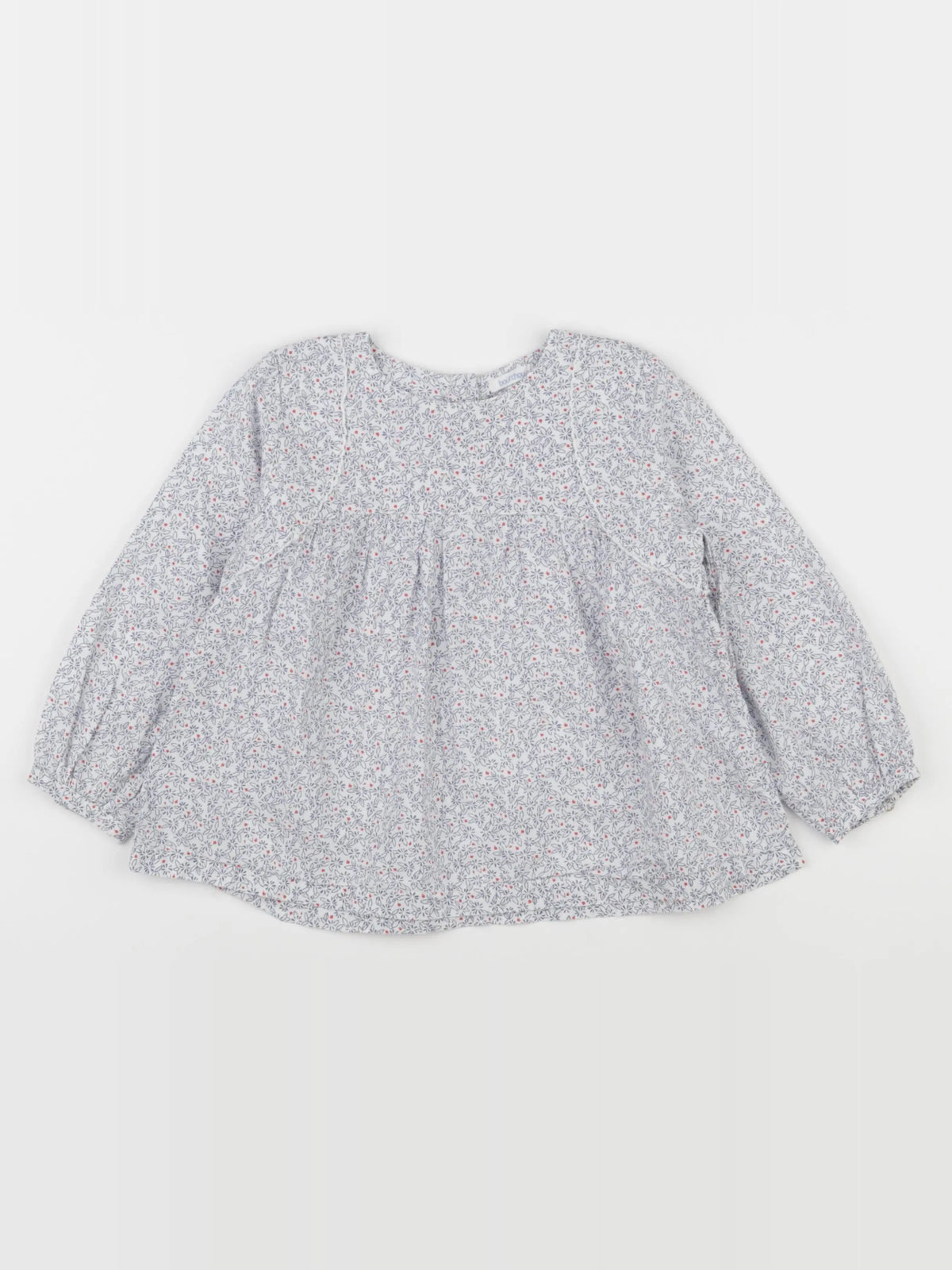 Boutchou - blouse bleu, blanc - 36 mois