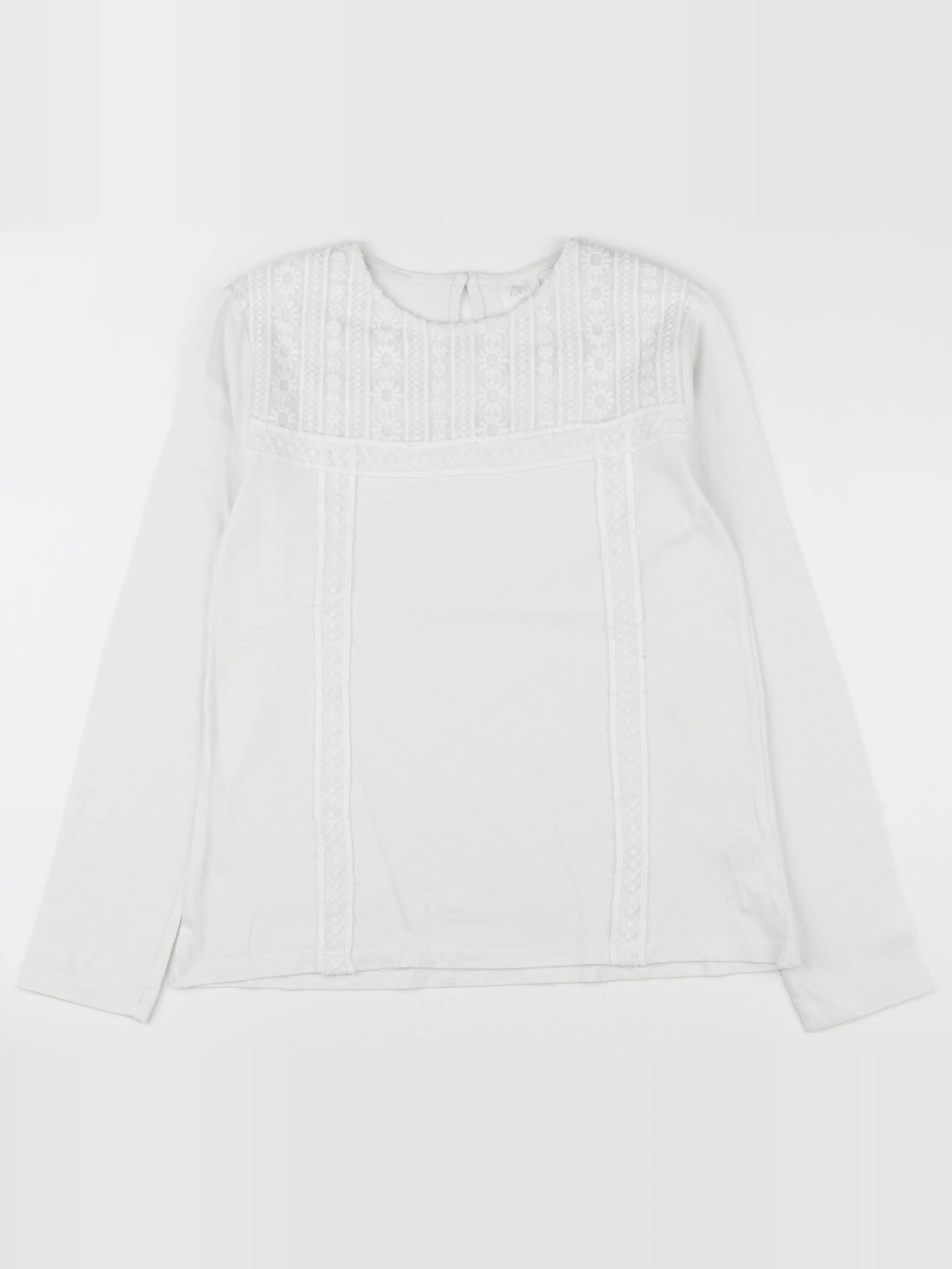 Zara - tee-shirt blanc - 11/12 ans