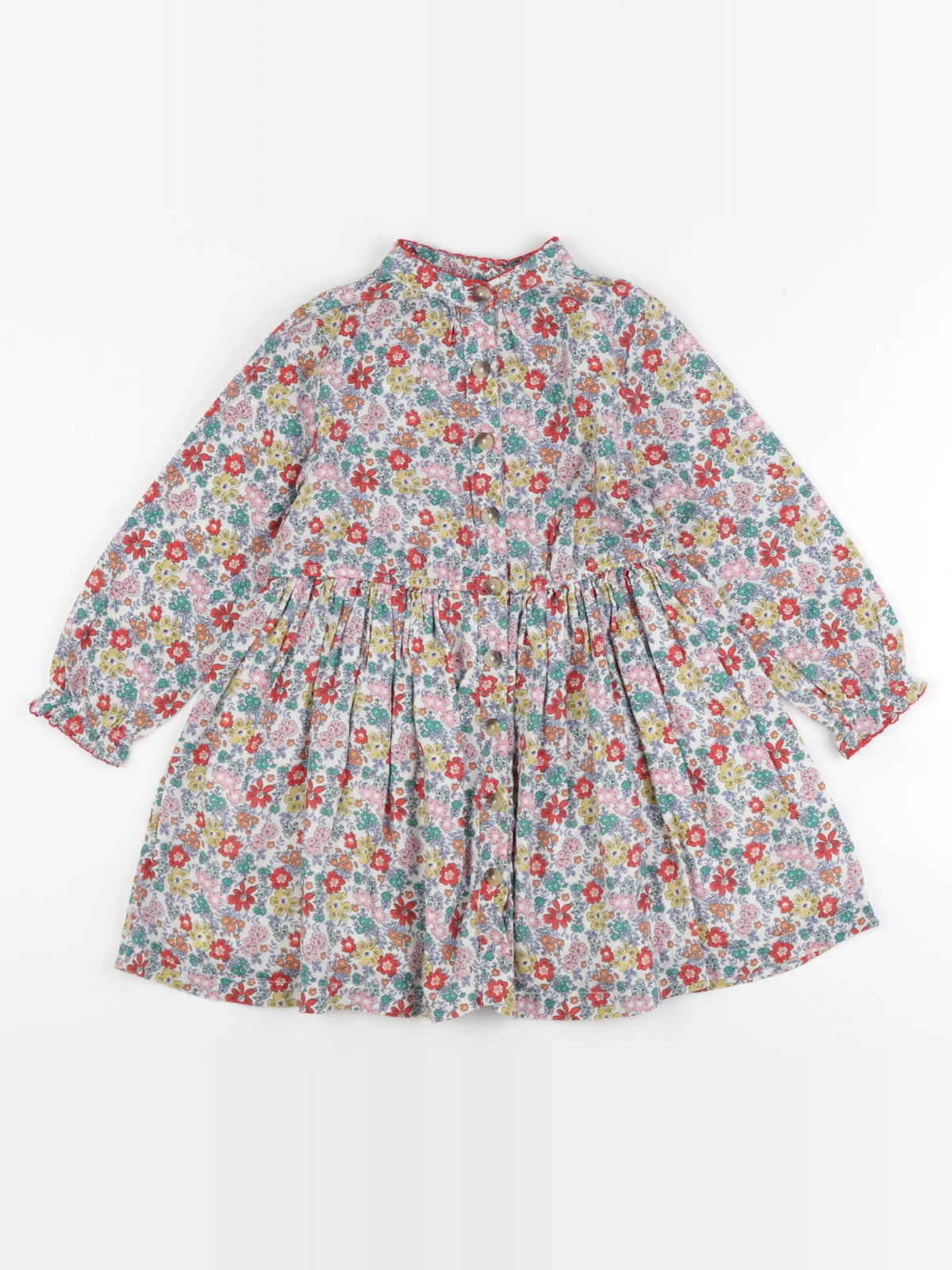 Monoprix - robe multicolore - 4 ans