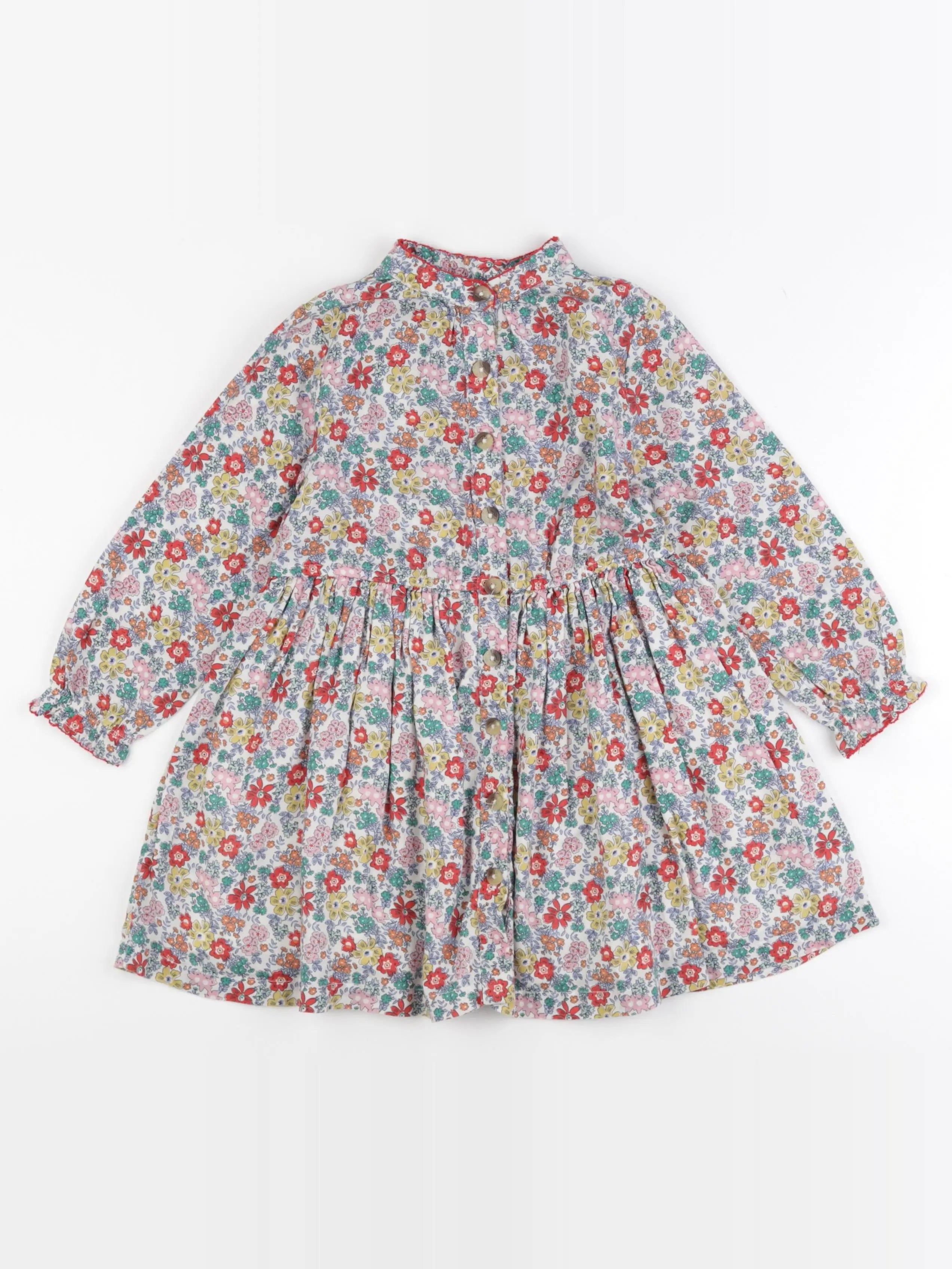 Monoprix - robe multicolore - 4 ans