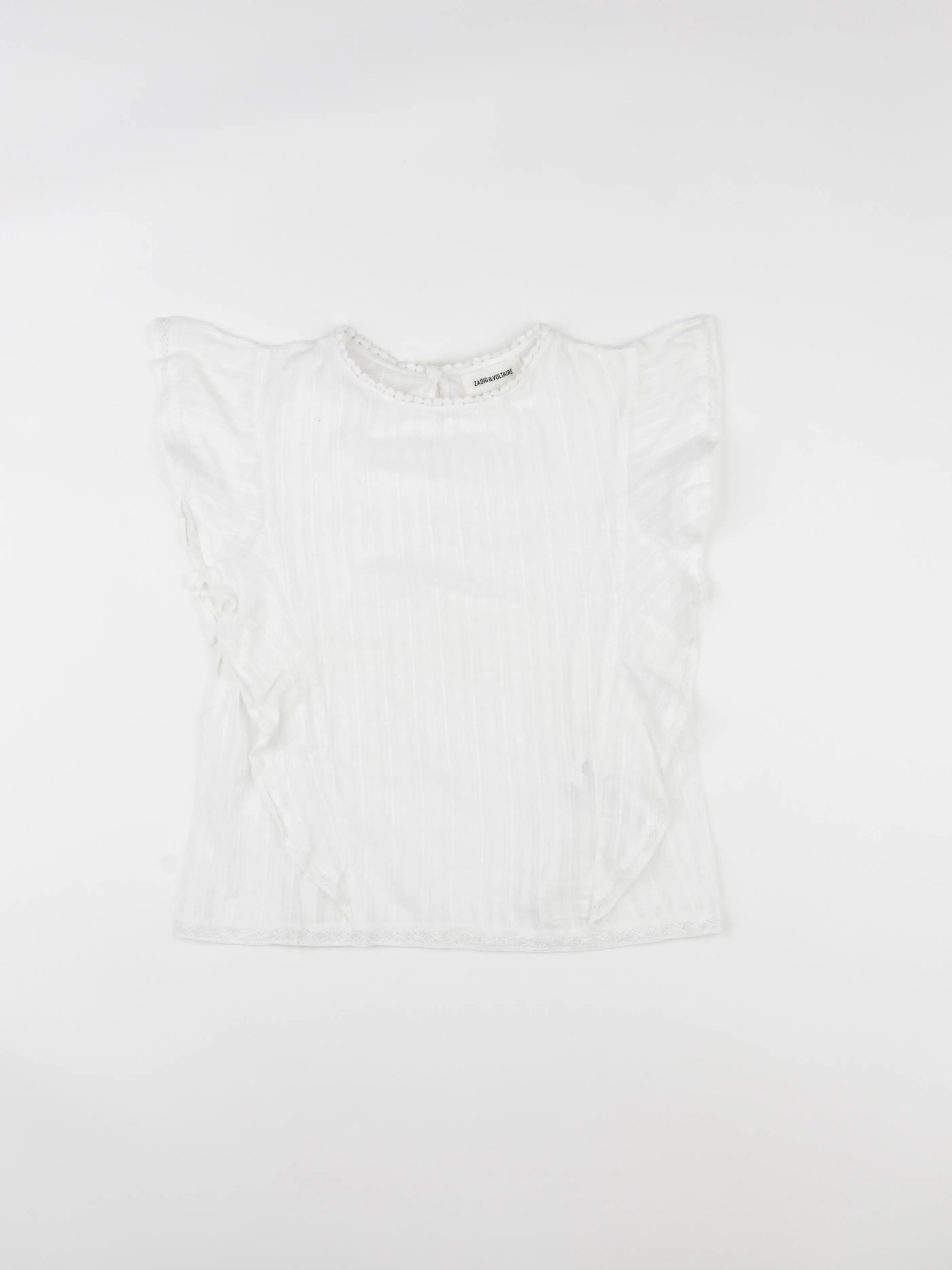 Zadig & Voltaire - blouse blanc - 8 ans