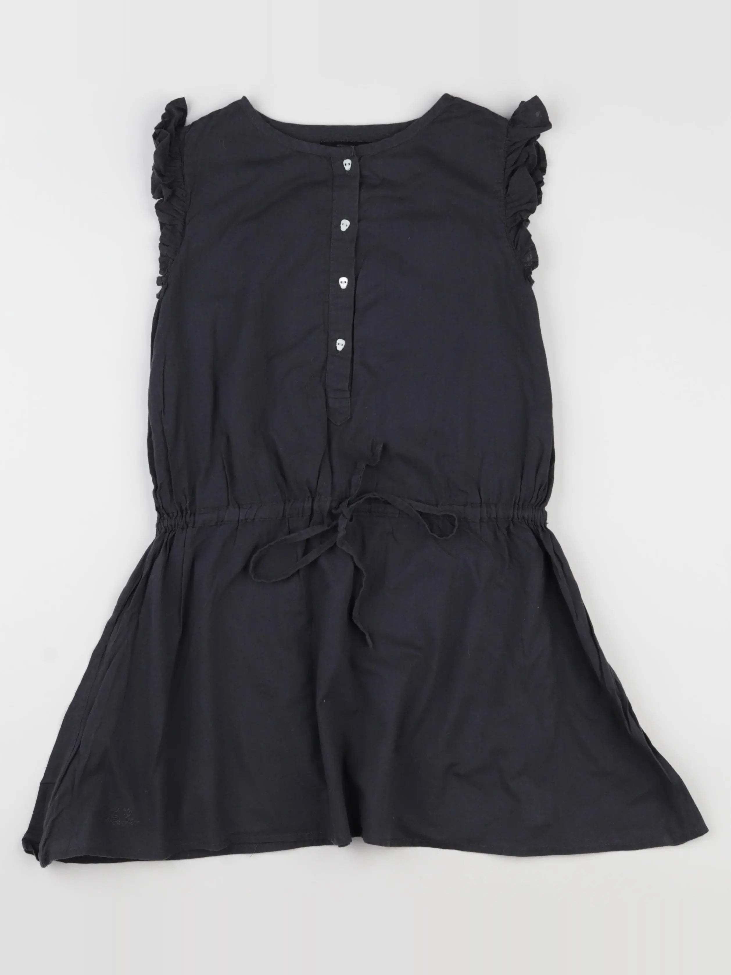 Zadig & Voltaire - robe imprimé au dos gris - 8 ans