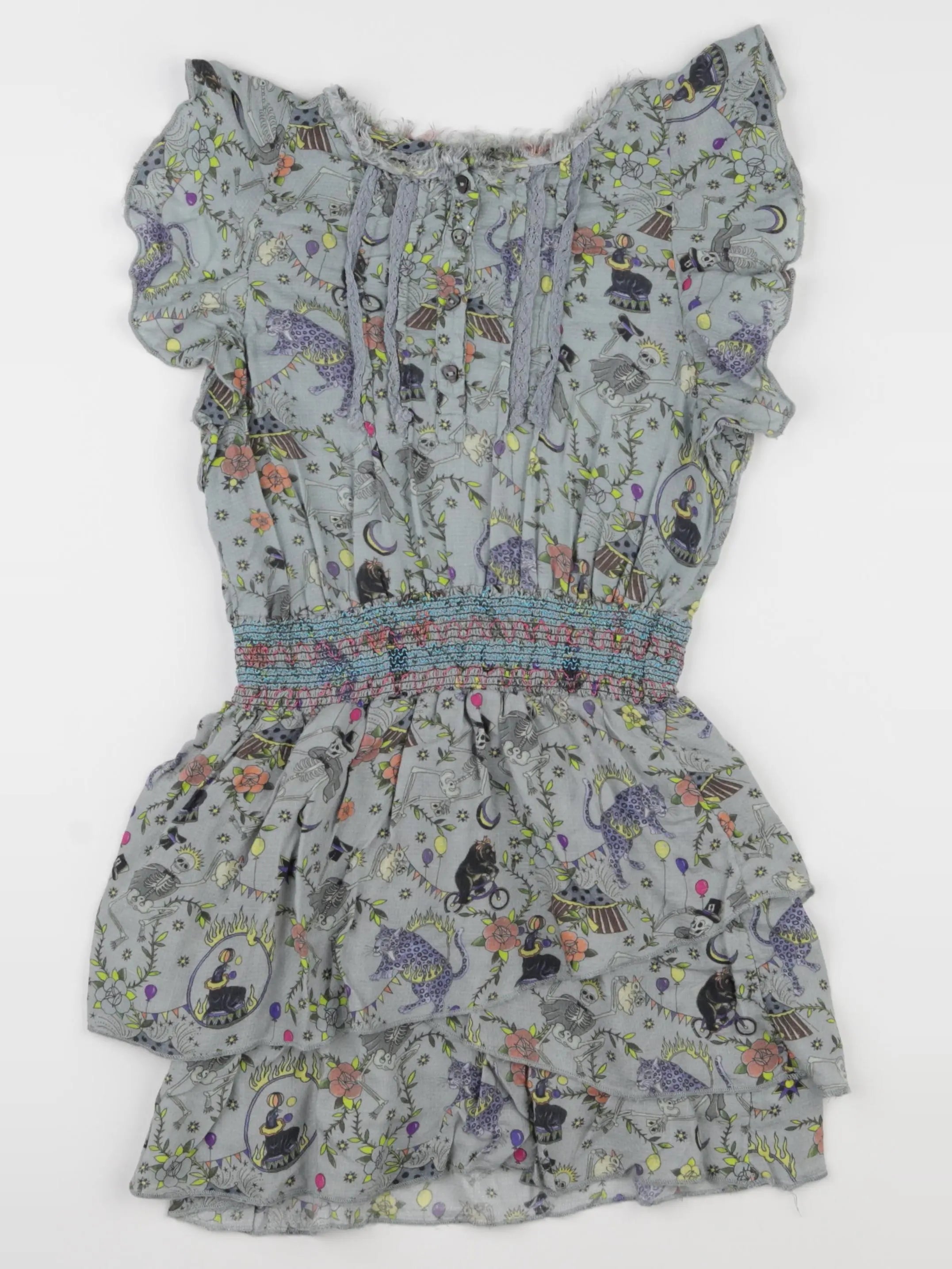 Zadig & Voltaire - robe multicolore - 8 ans