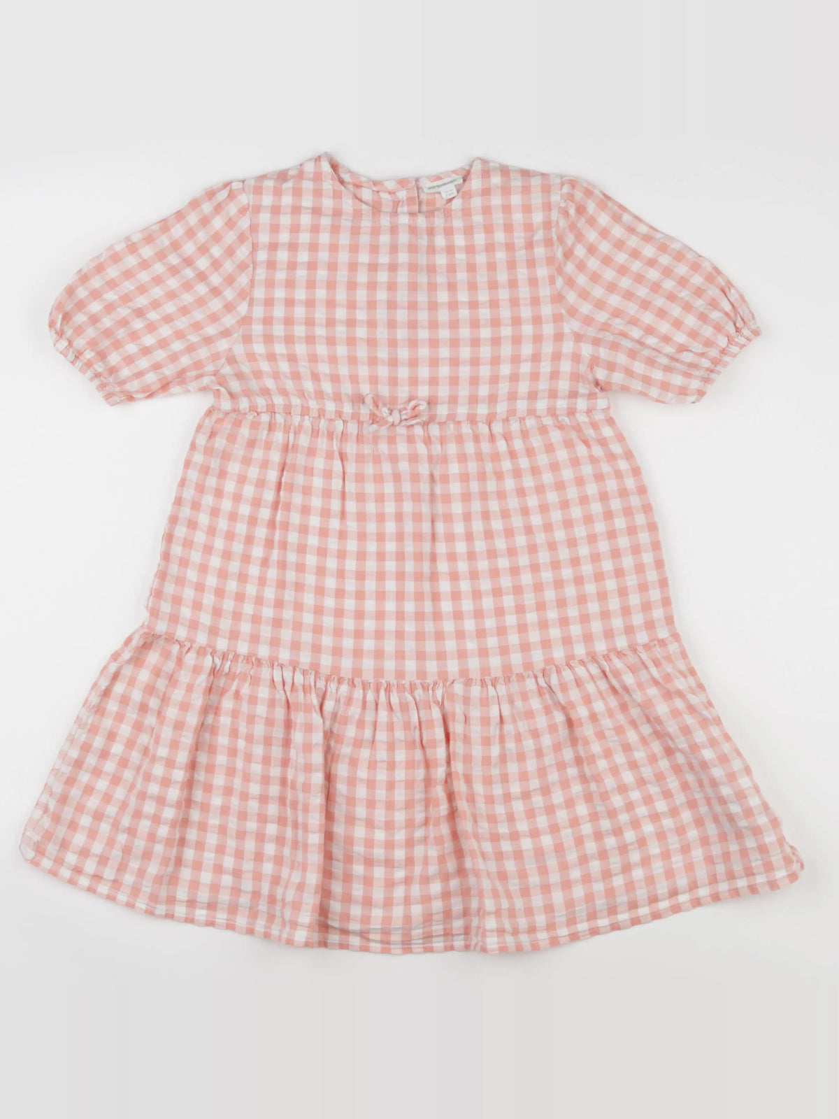 Vertbaudet - robe blanc, rose - 9 ans