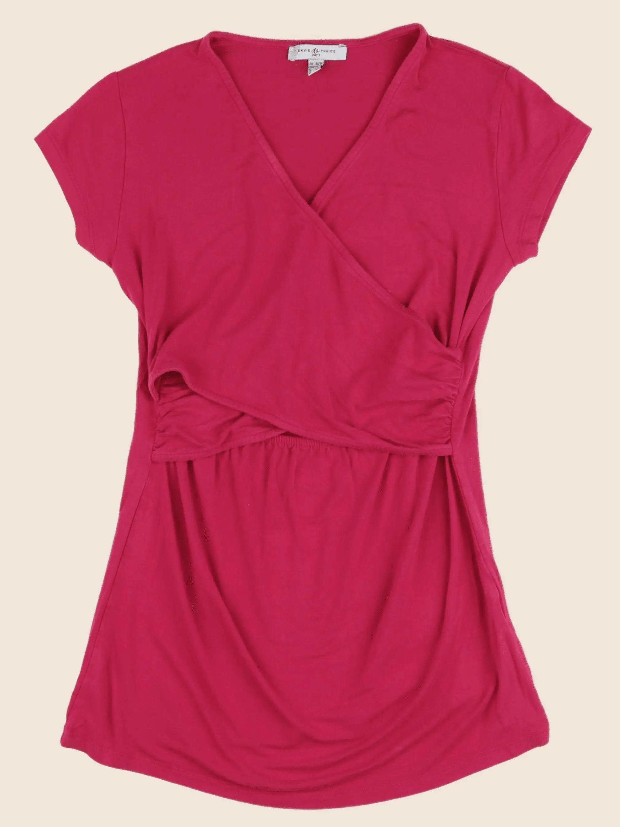 Envie de fraise - tee-shirt grossesse rose - 36 à 38
