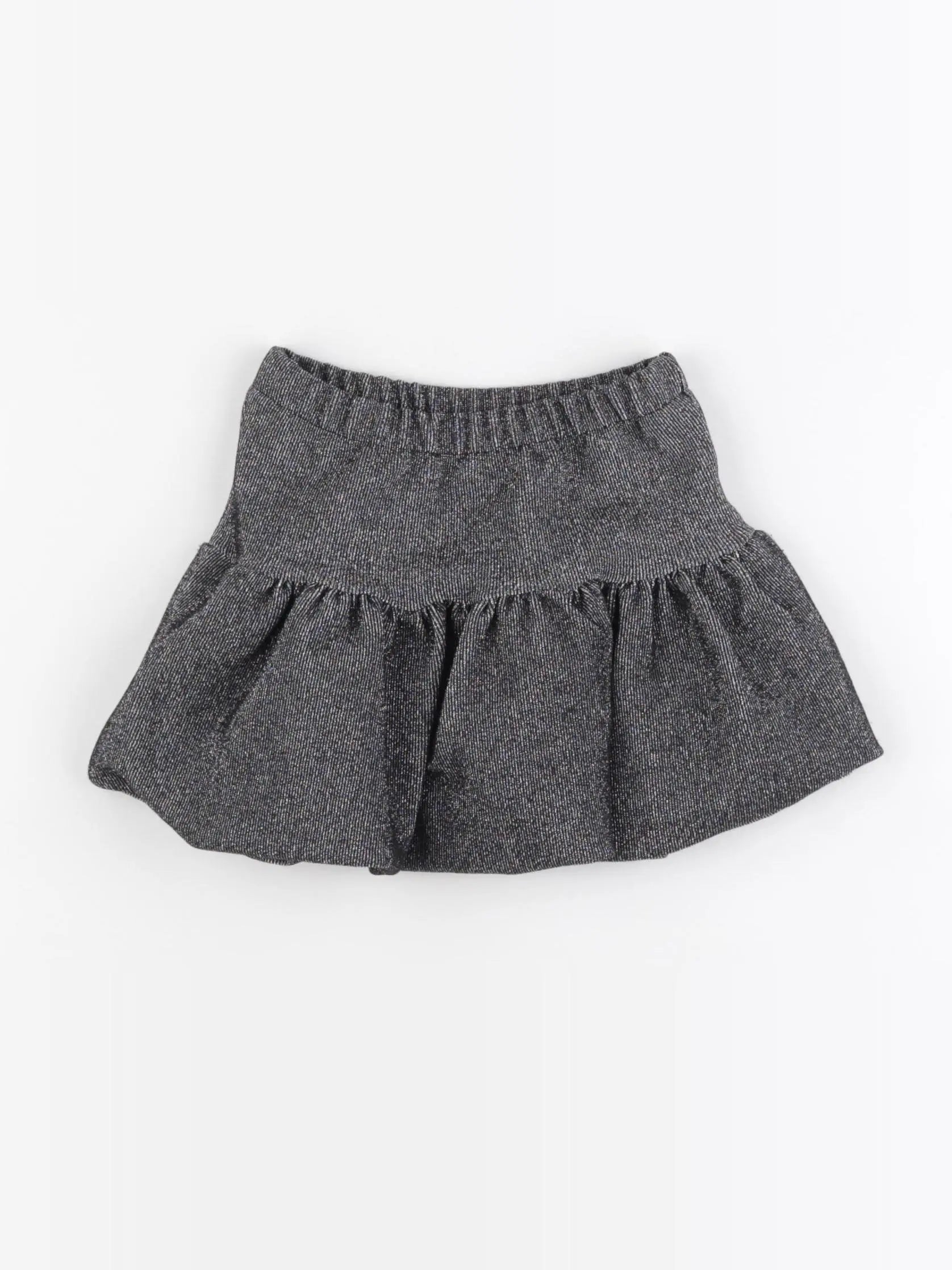 Zara - jupe noir, argent - 18 mois