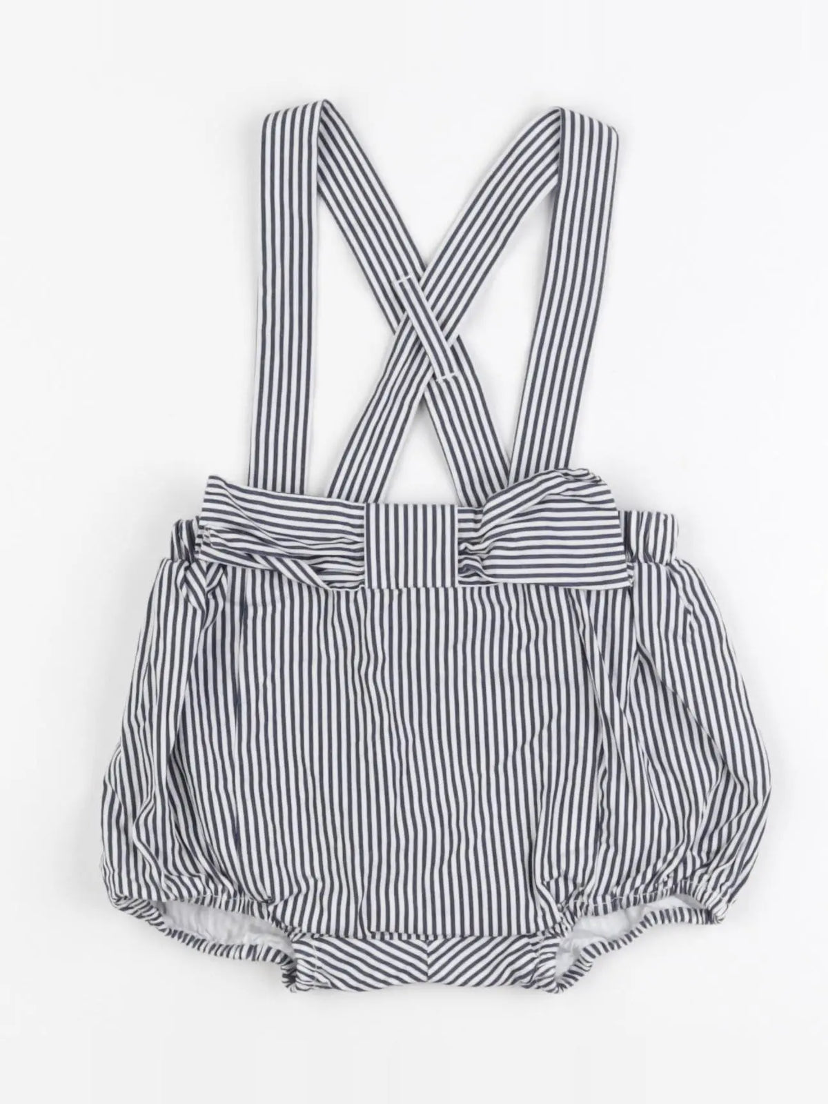 Jacadi - bloomer blanc, bleu - 6 mois