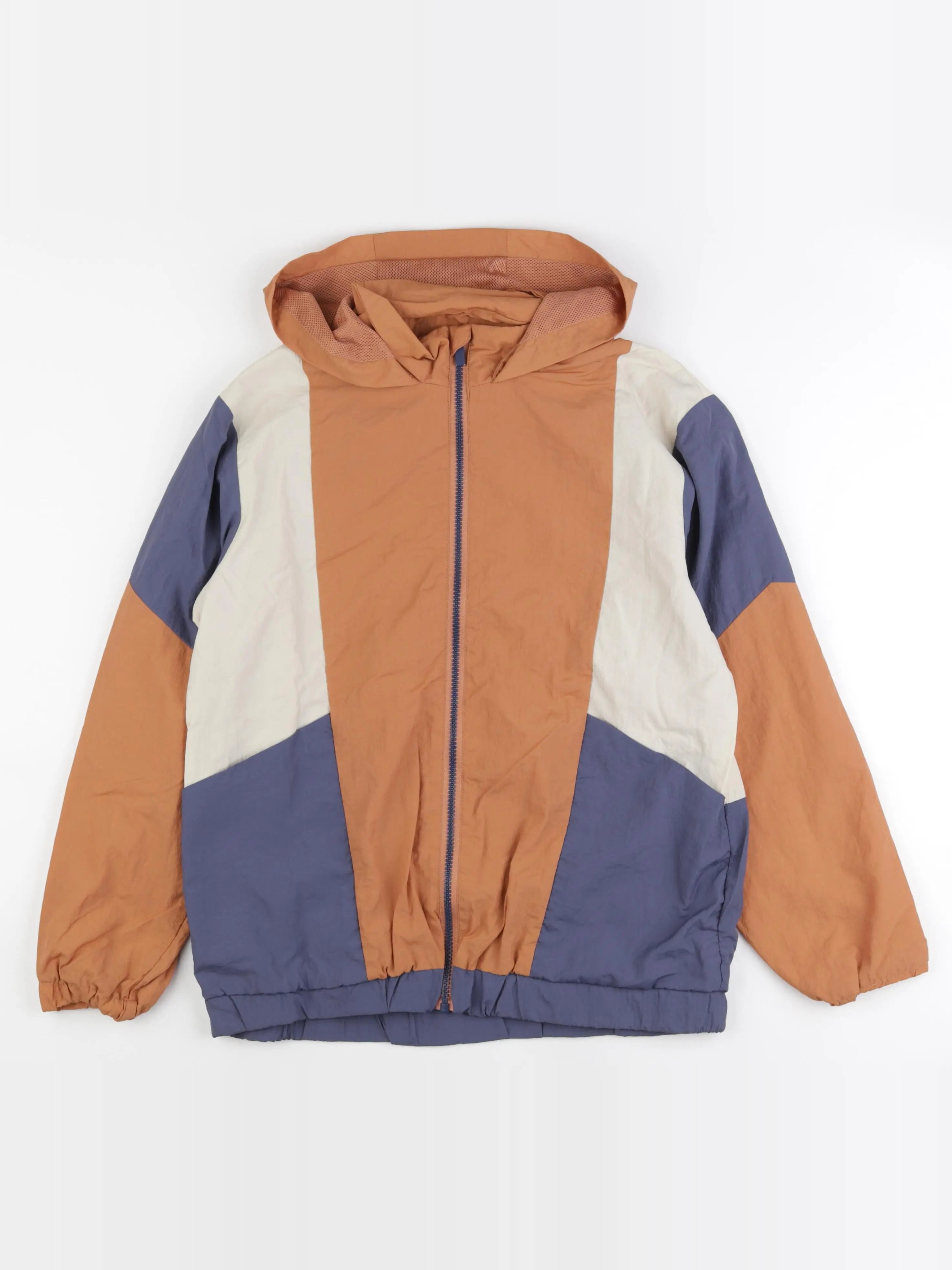 Vertbaudet - coupe-vent marron, bleu - 14 ans