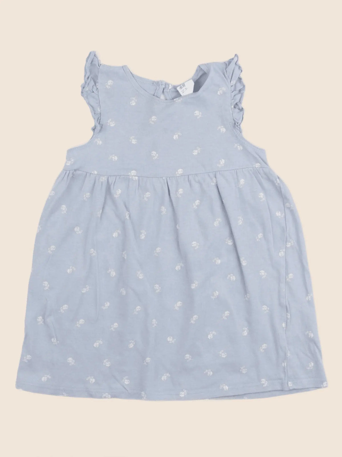 H&M - robe bleu - 12/18 mois