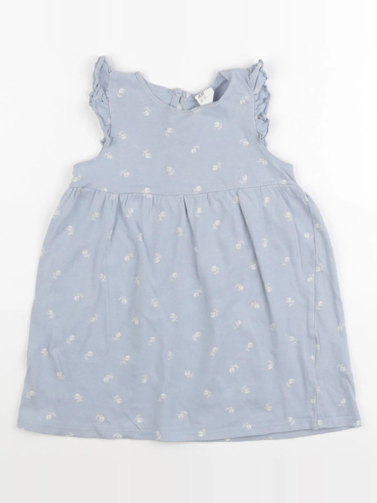 H&M - robe bleu - 12/18 mois