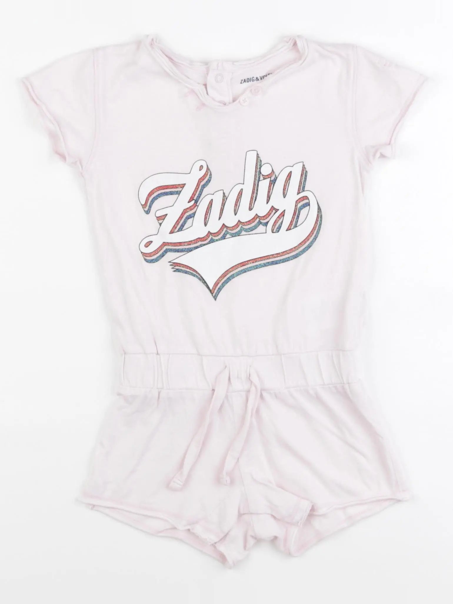 Zadig & Voltaire - combinaison rose - 18 mois