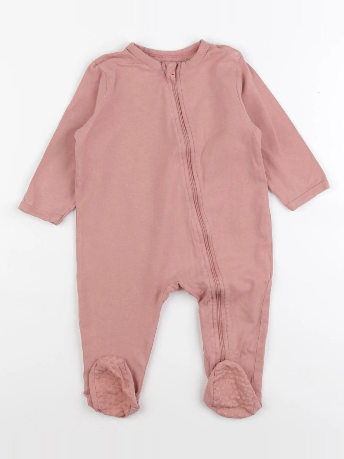 Vertbaudet - pyjama coton rose - 12 mois