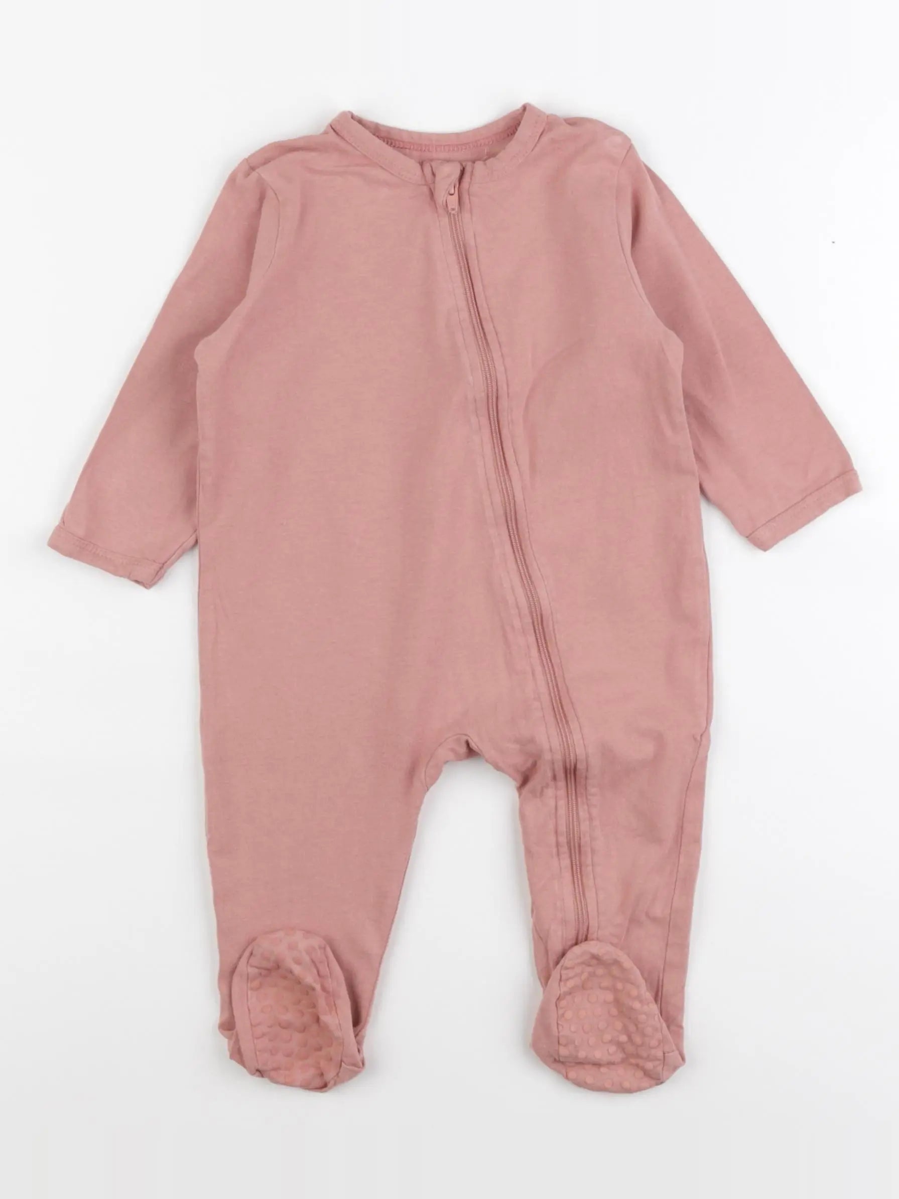 Vertbaudet - pyjama coton rose - 12 mois