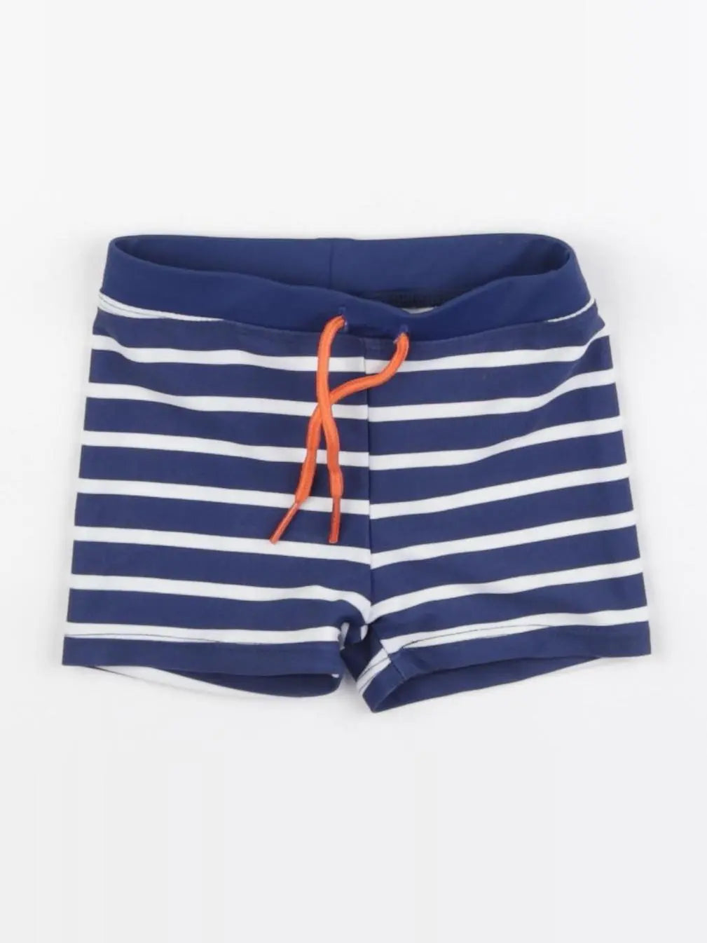 Vertbaudet - maillot de bain bleu, blanc - 6 mois