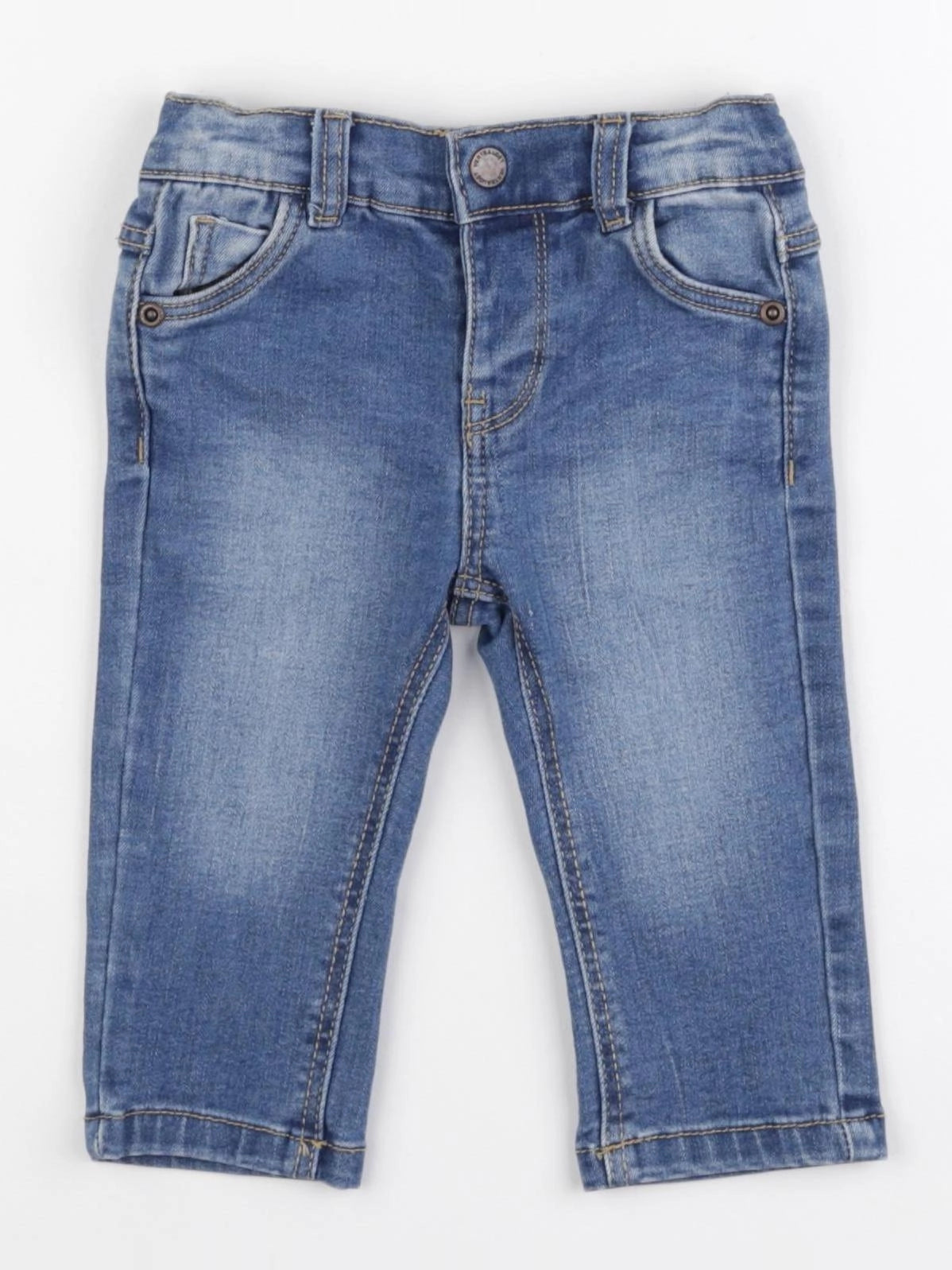 Vertbaudet - jean bleu - 6 mois