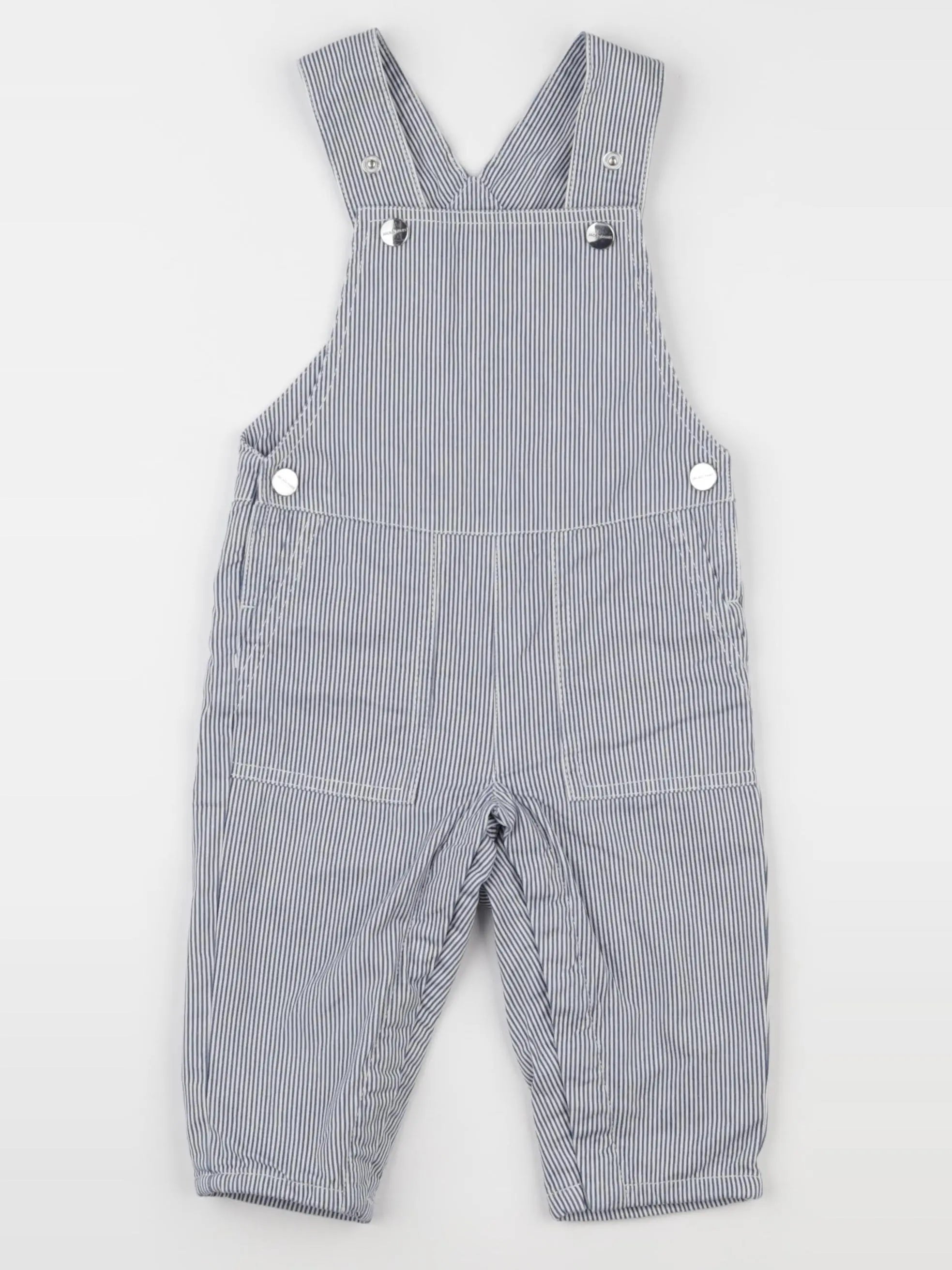 Jacadi - combinaison bleu, blanc - 12 mois