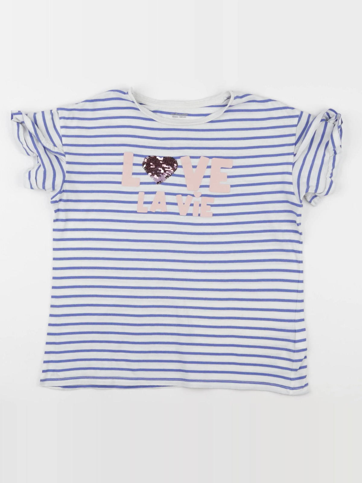 Vertbaudet - tee-shirt bleu - 12 ans