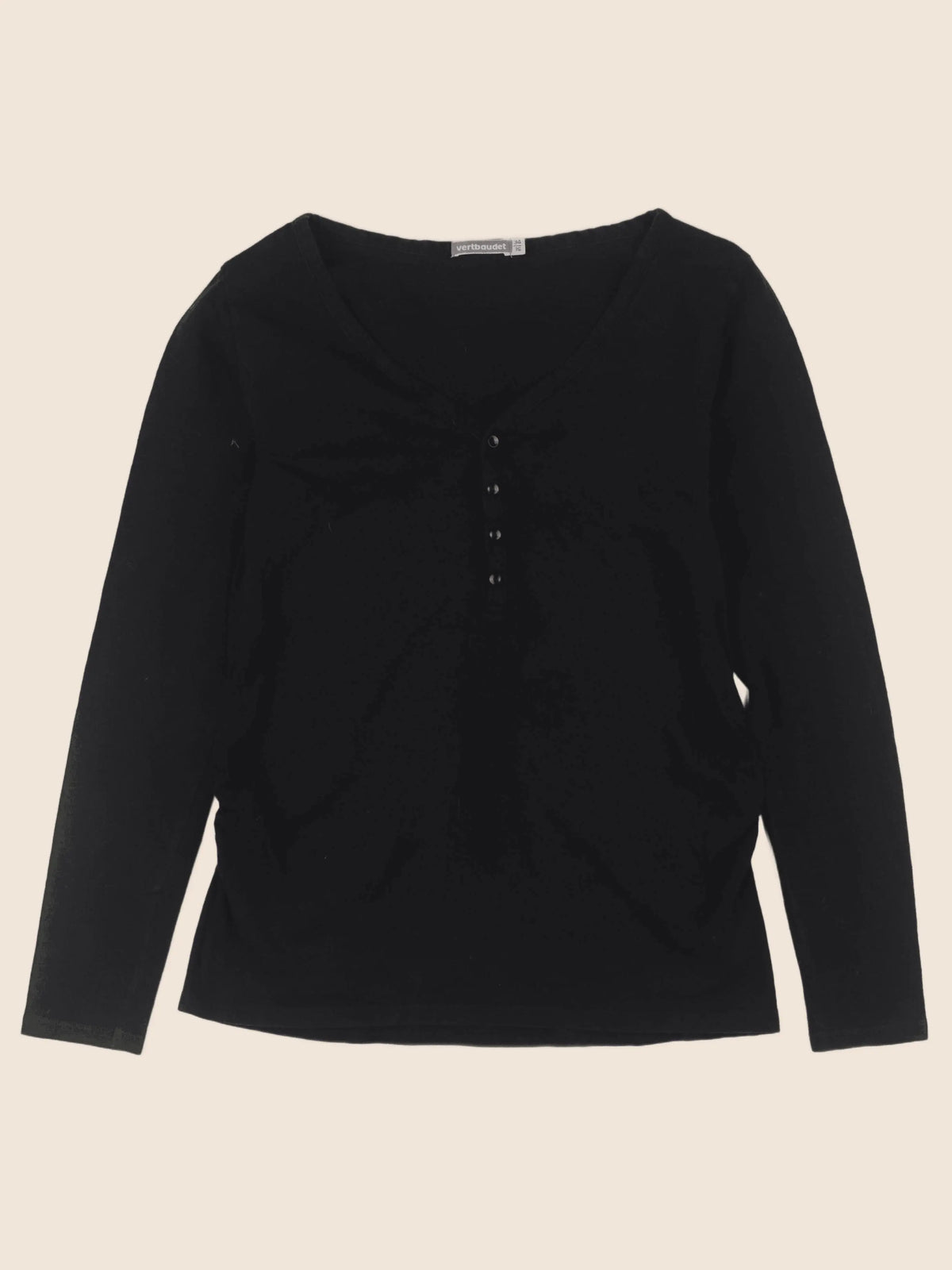 Vertbaudet - tee-shirt grossesse noir - 34 à 36