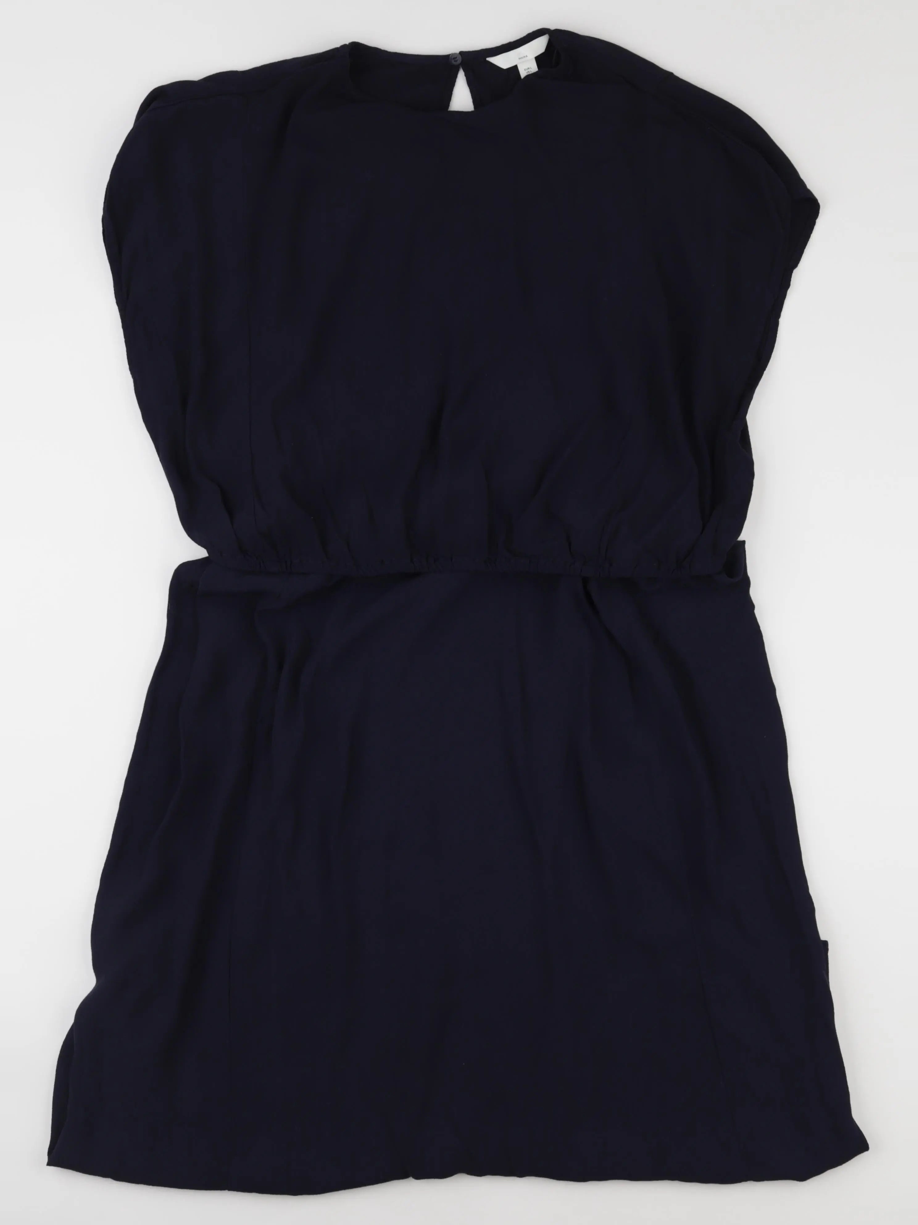 H&M - robe grossesse bleu - l