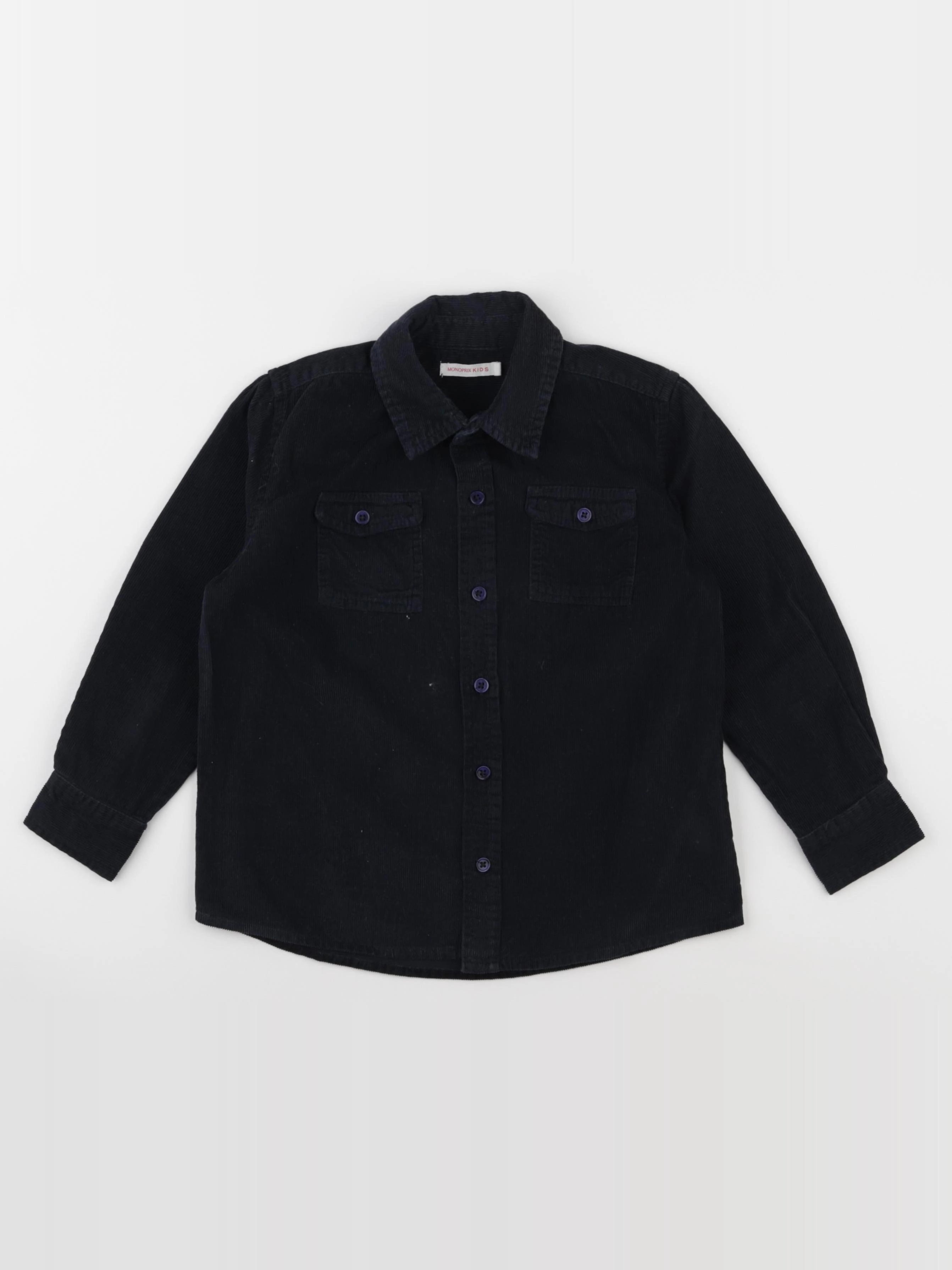 Monoprix - chemise bleu - 4 ans