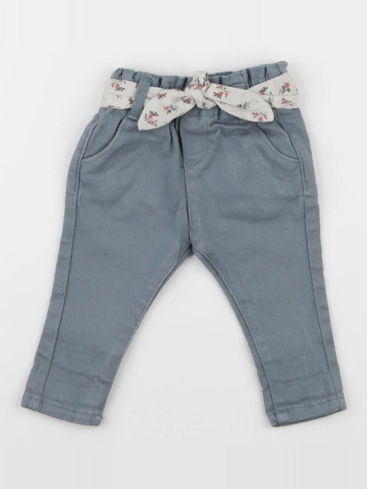 Vertbaudet - pantalon vert - 3 mois