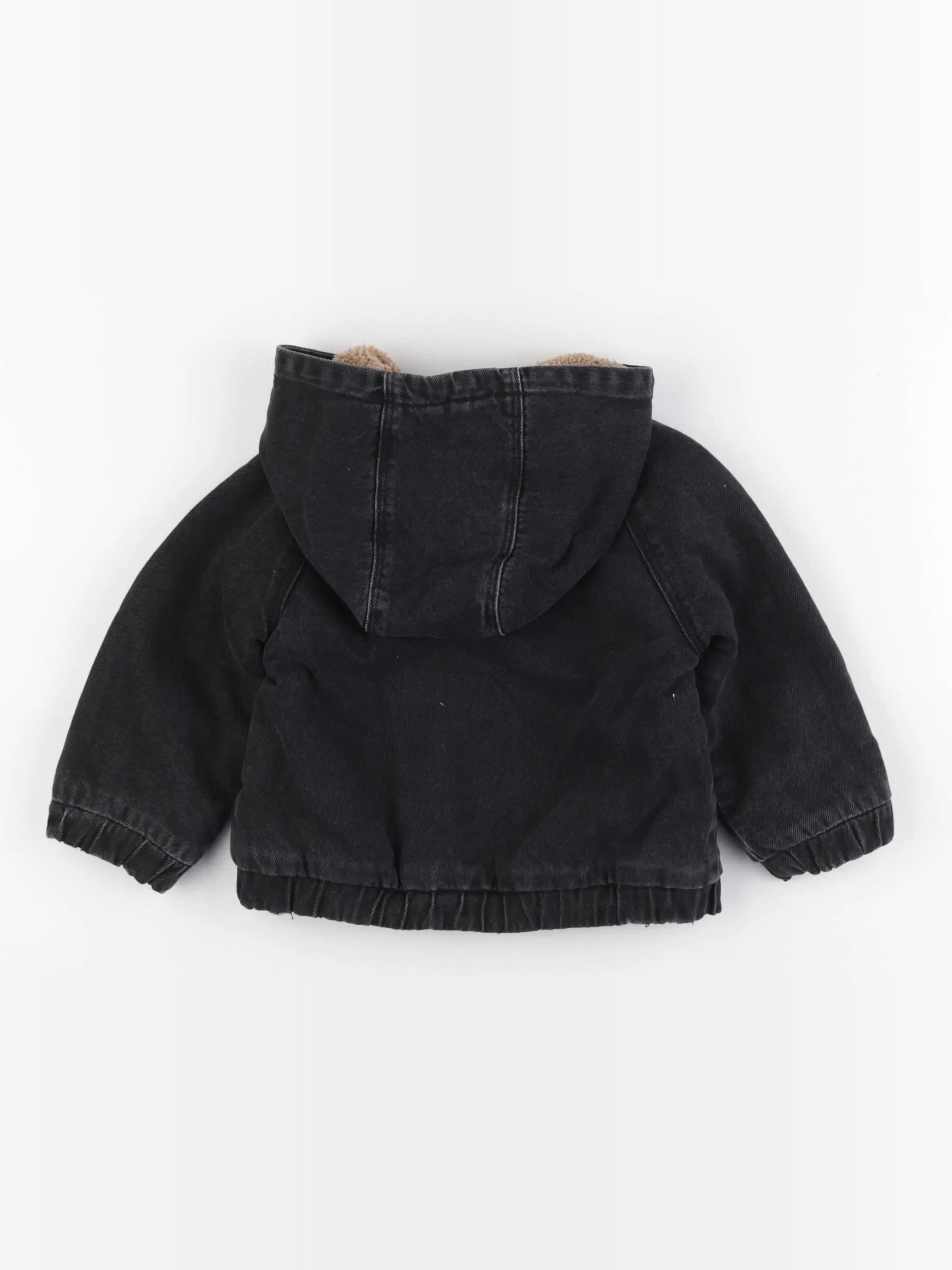 Vertbaudet - veste doublé noir - 2 ans