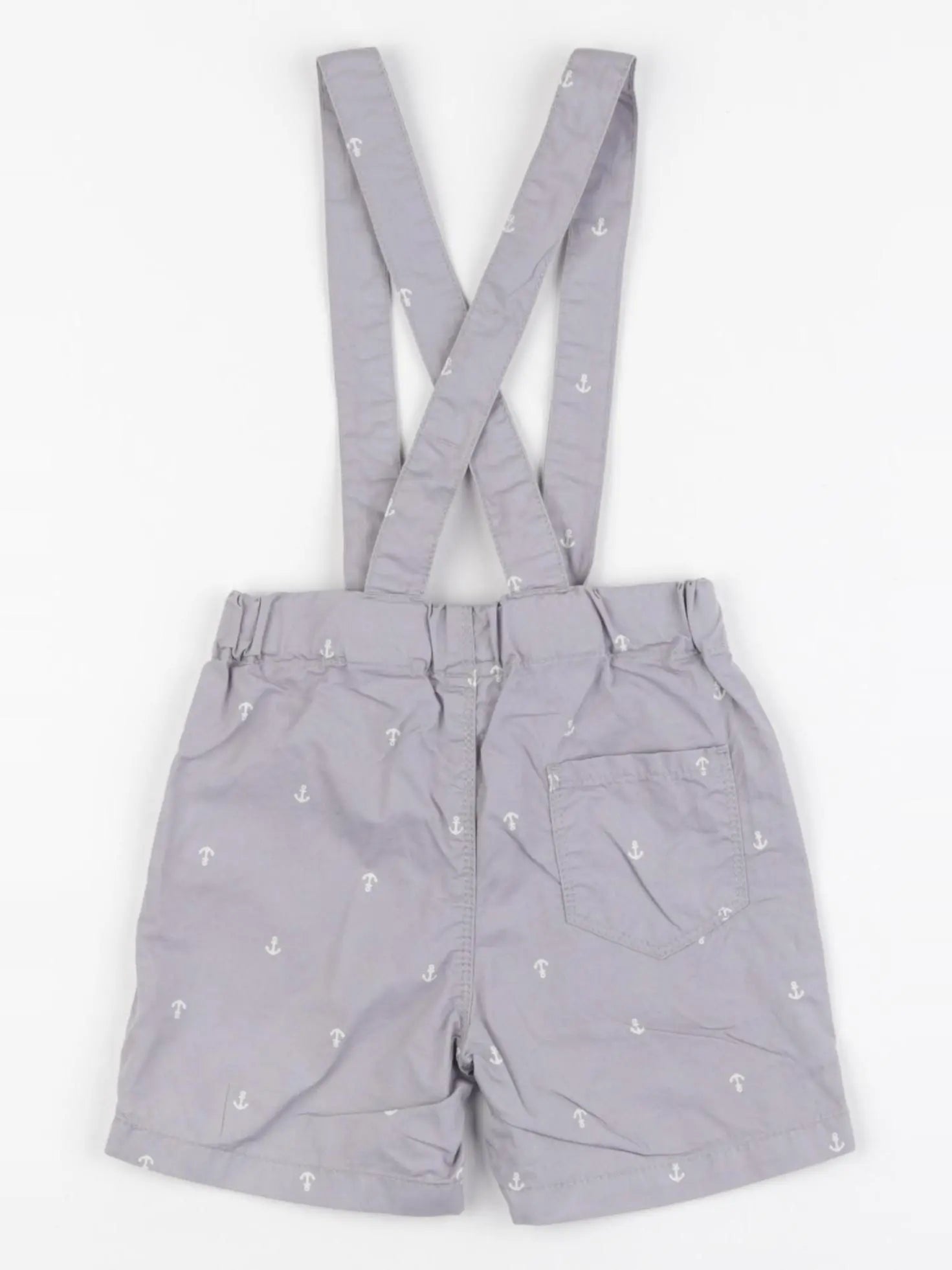Petit Bateau - salopette gris - 18 mois