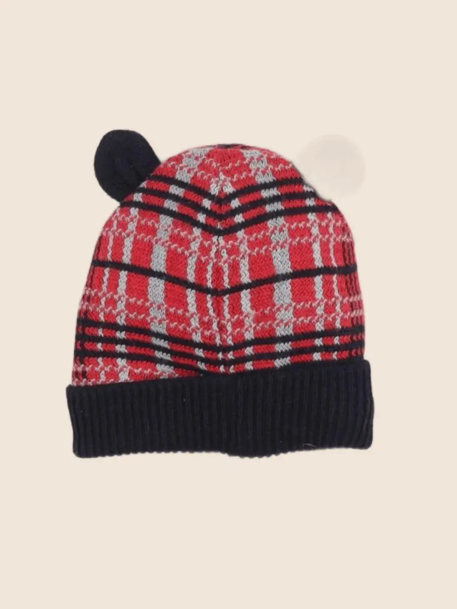 Petit Bateau - bonnet rouge - 3/6 mois