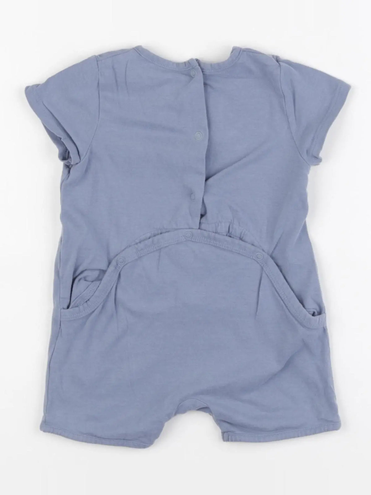 Vertbaudet - pyjama coton bleu - 9 mois