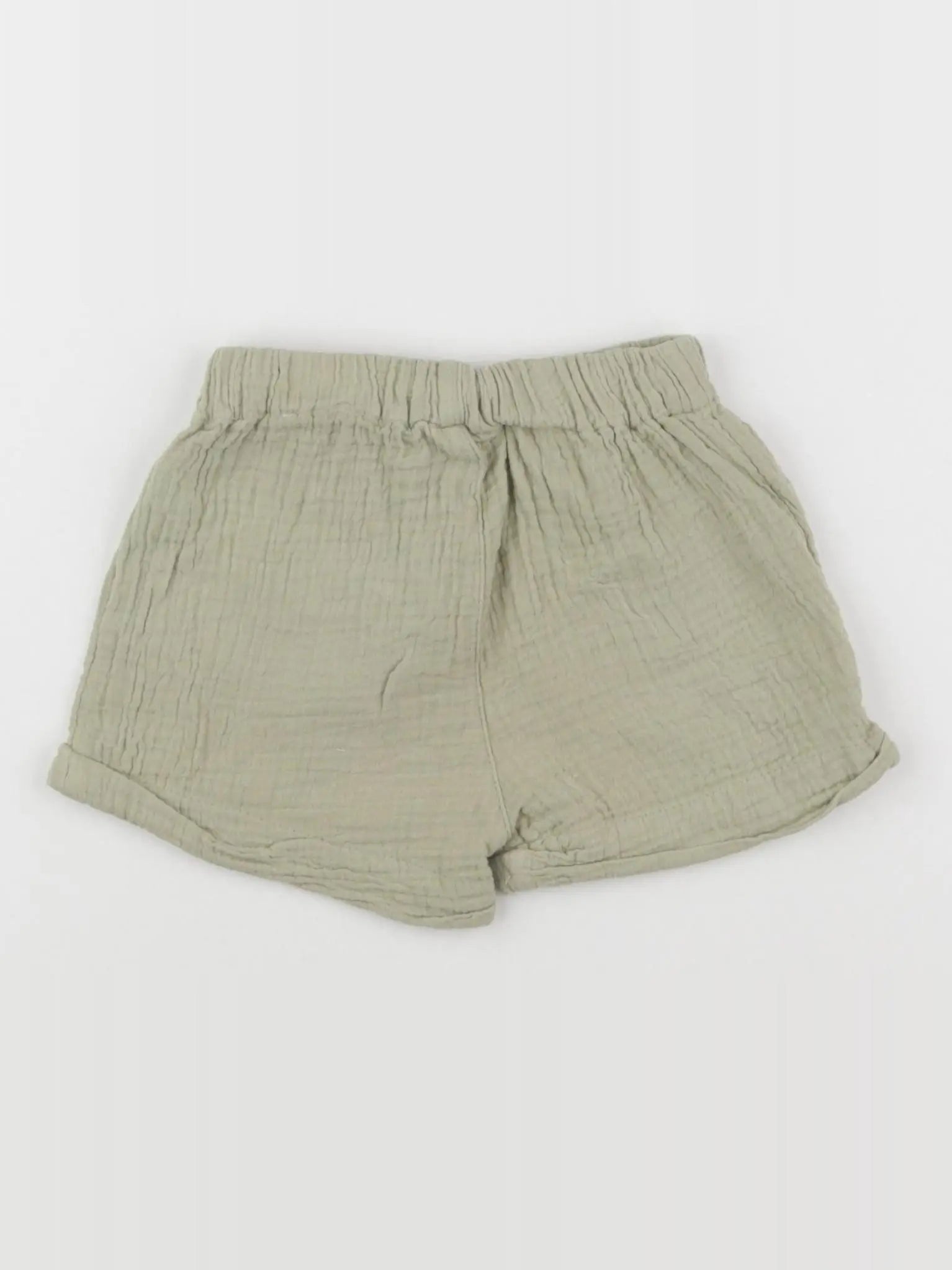 Vertbaudet - short vert - 12 mois