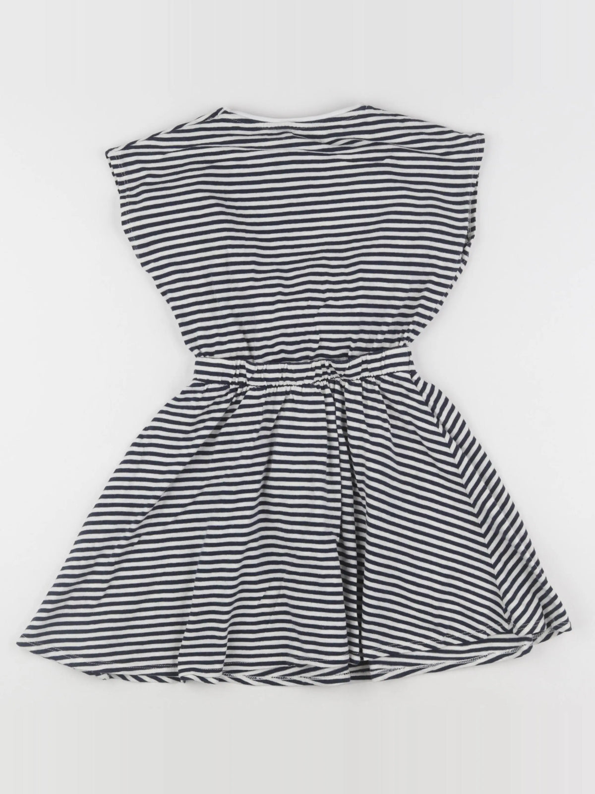 Vertbaudet - robe blanc, bleu - 8 ans