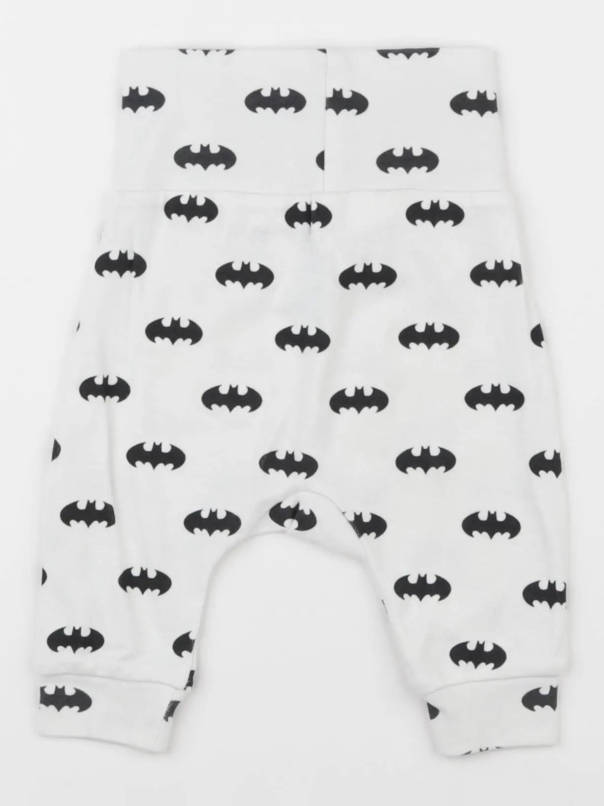 H&M - sarouel blanc, noir - 2/4 mois