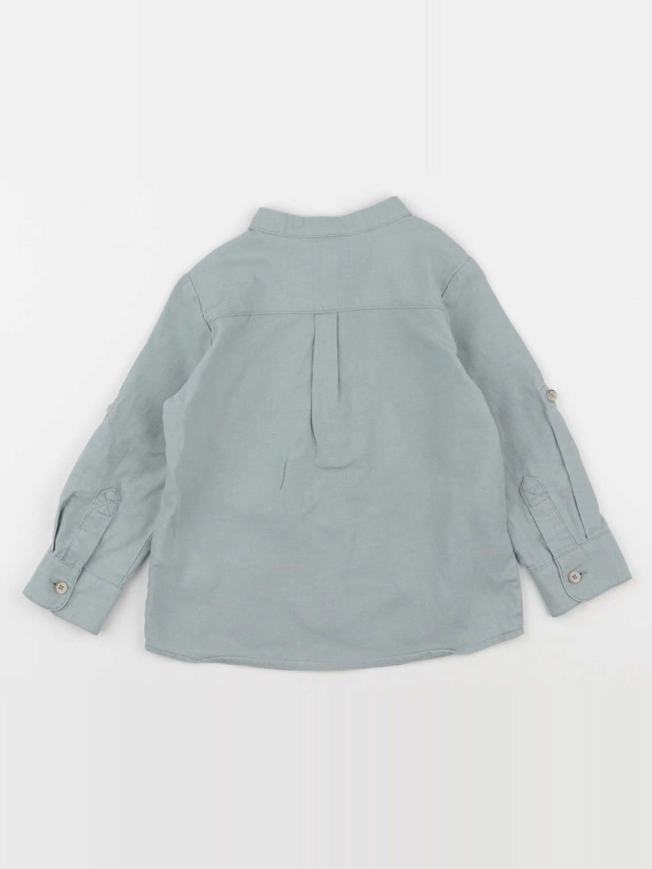 Vertbaudet - chemise vert - 3 ans
