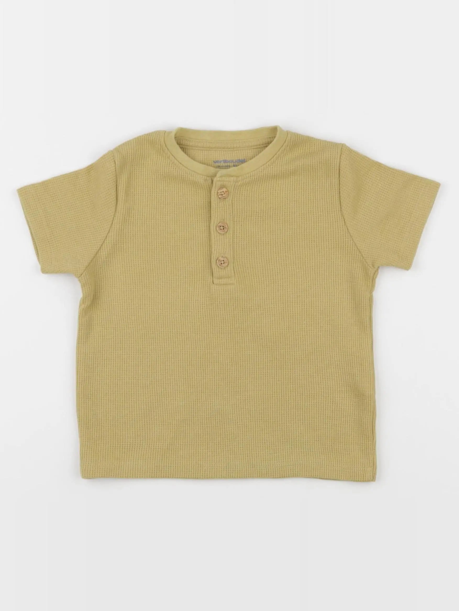 Vertbaudet - tee-shirt jaune - 18 mois