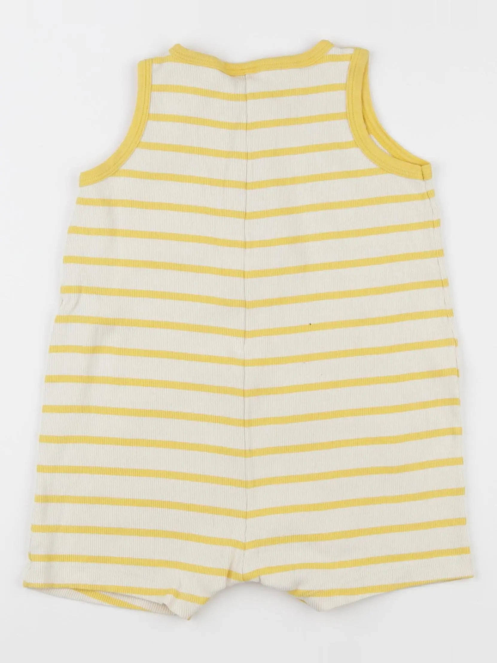 Petit Bateau - combinaison jaune - 24 mois